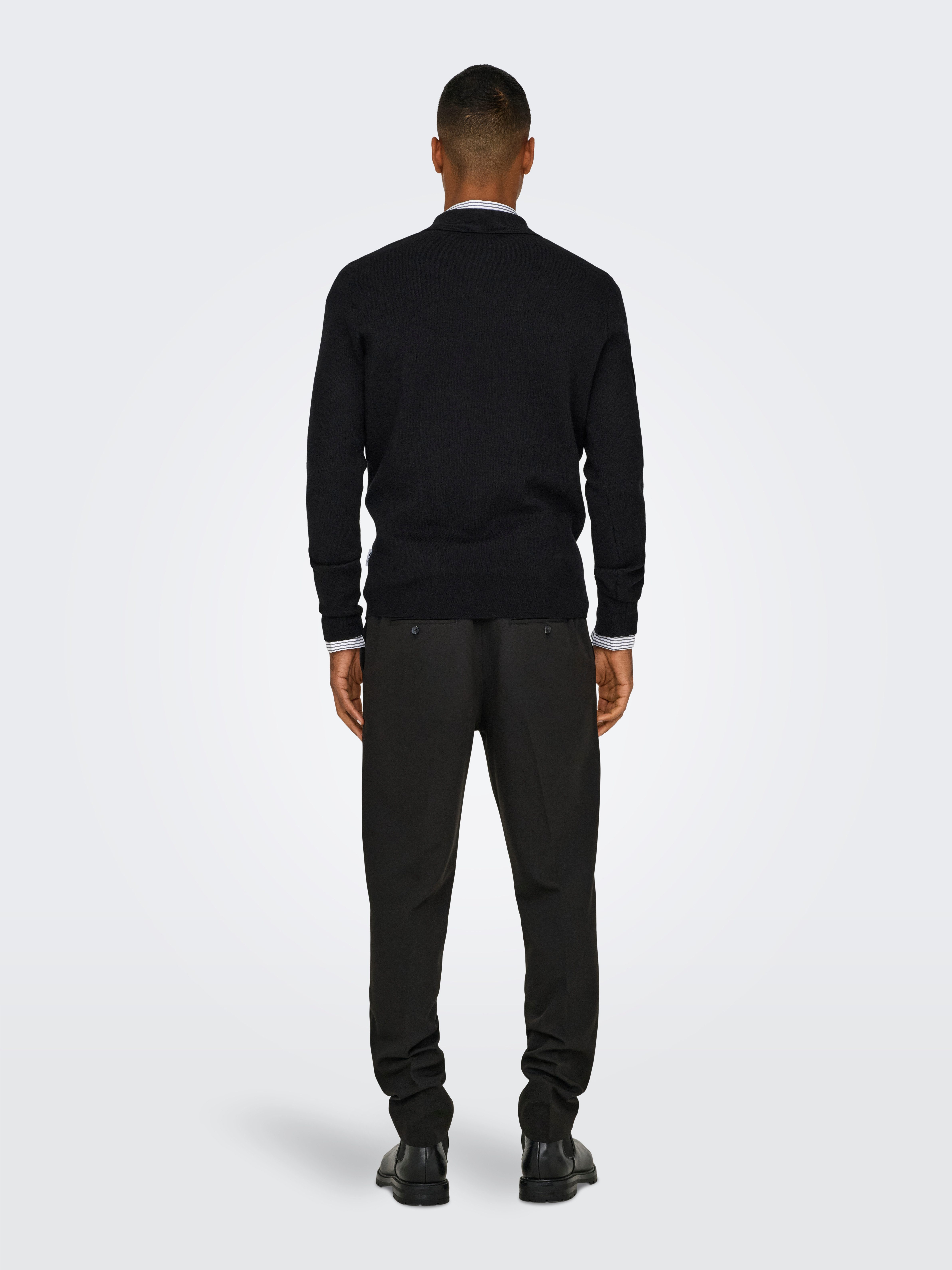 ONLY & SONS Trui met polokraag ONSCOOPER REG LS 12 HALF ZIP POLO