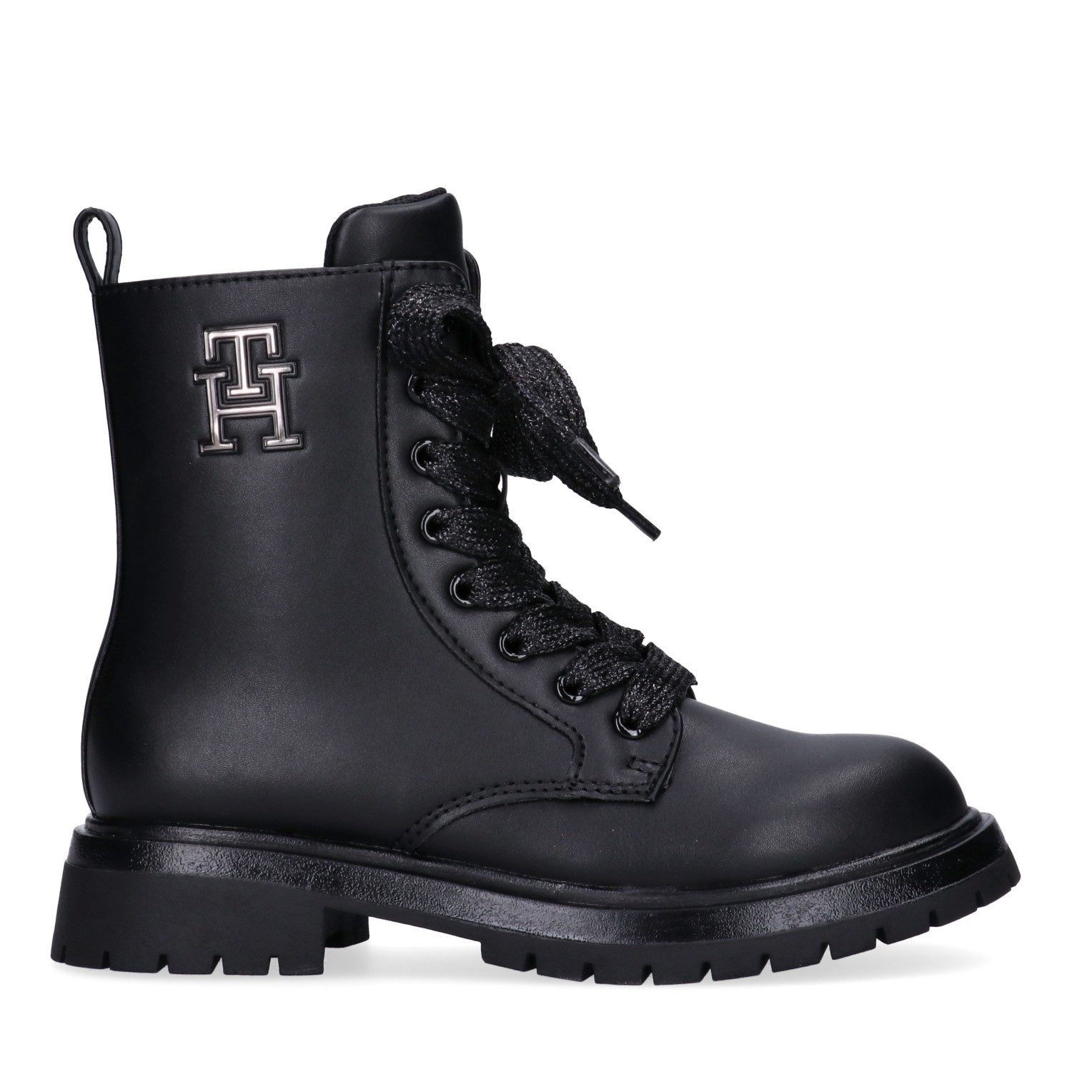 Tommy Hilfiger Veterschoenen Chunky boots met modieuze veters