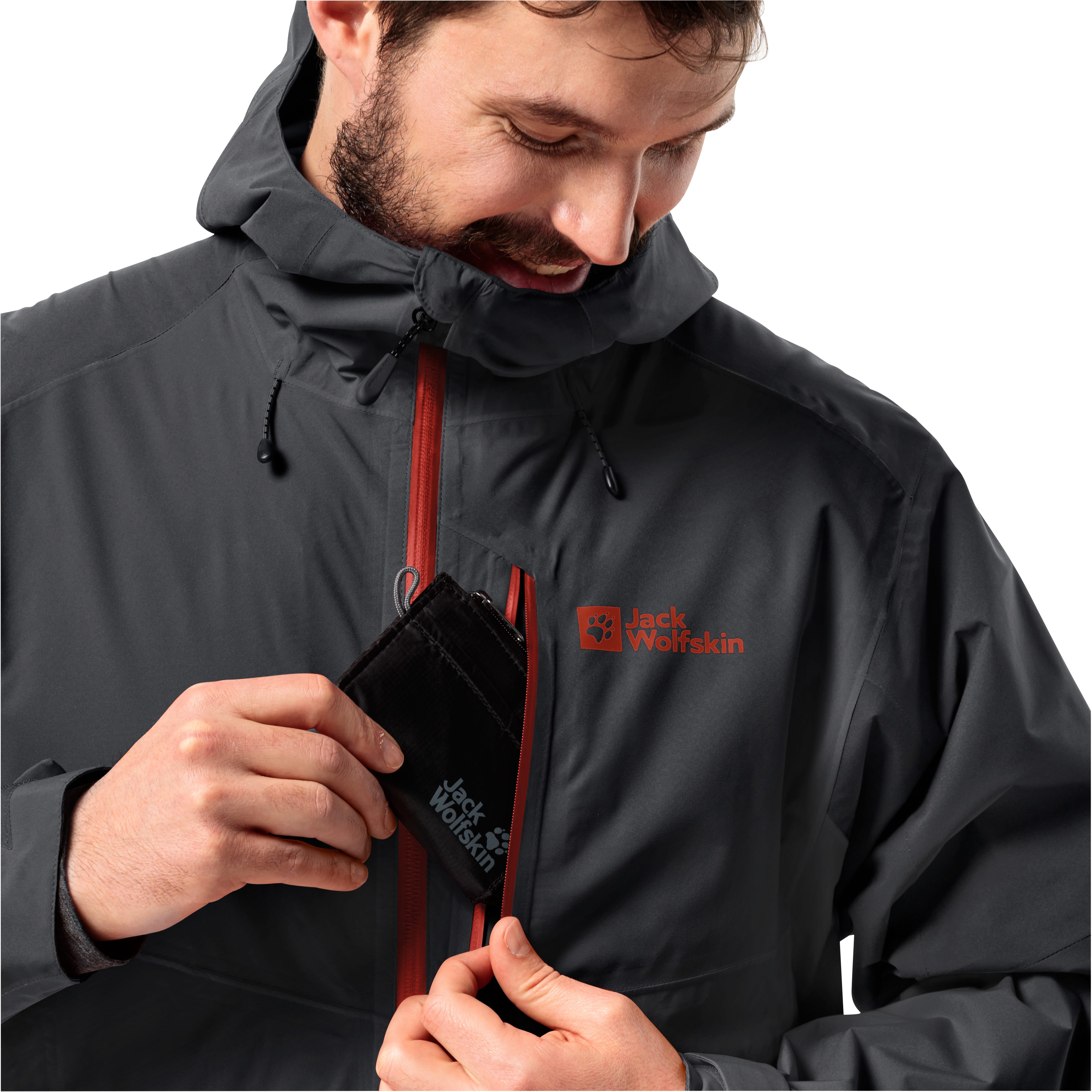 Jack Wolfskin Functioneel jack EAGLE PEAK 2L JKT M met stretchpercentage en lage milieu-impact