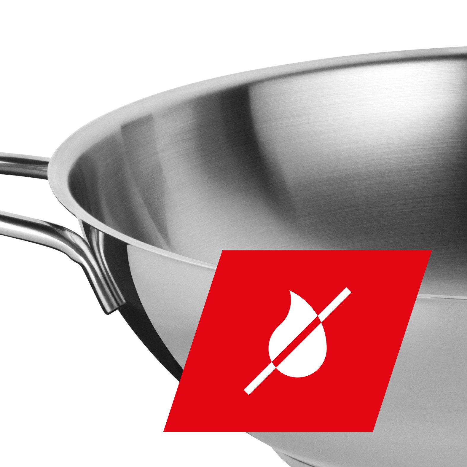 Silit Wok an inductie ideaal voor energiezuinig koken, geschikt voor alle kookplaten (1-delig)