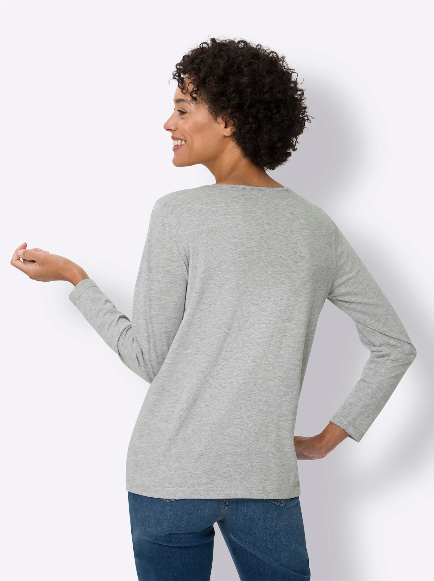 Classic Basics Shirt met lange mouwen (1-delig)