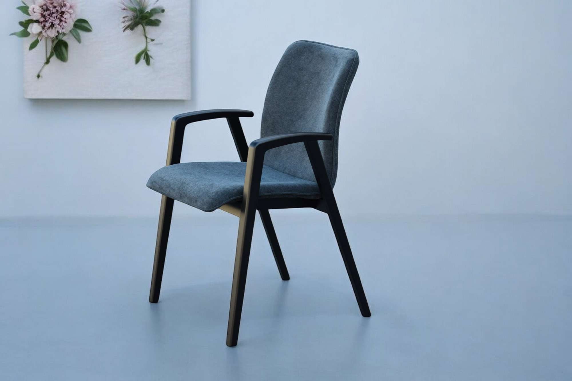 Home affaire Stoel met armleuningen Loreen eetkamerstoel, gestoffeerde stoel, woonstoel, eetstoel met armleuningen (set, 2 stuks)
