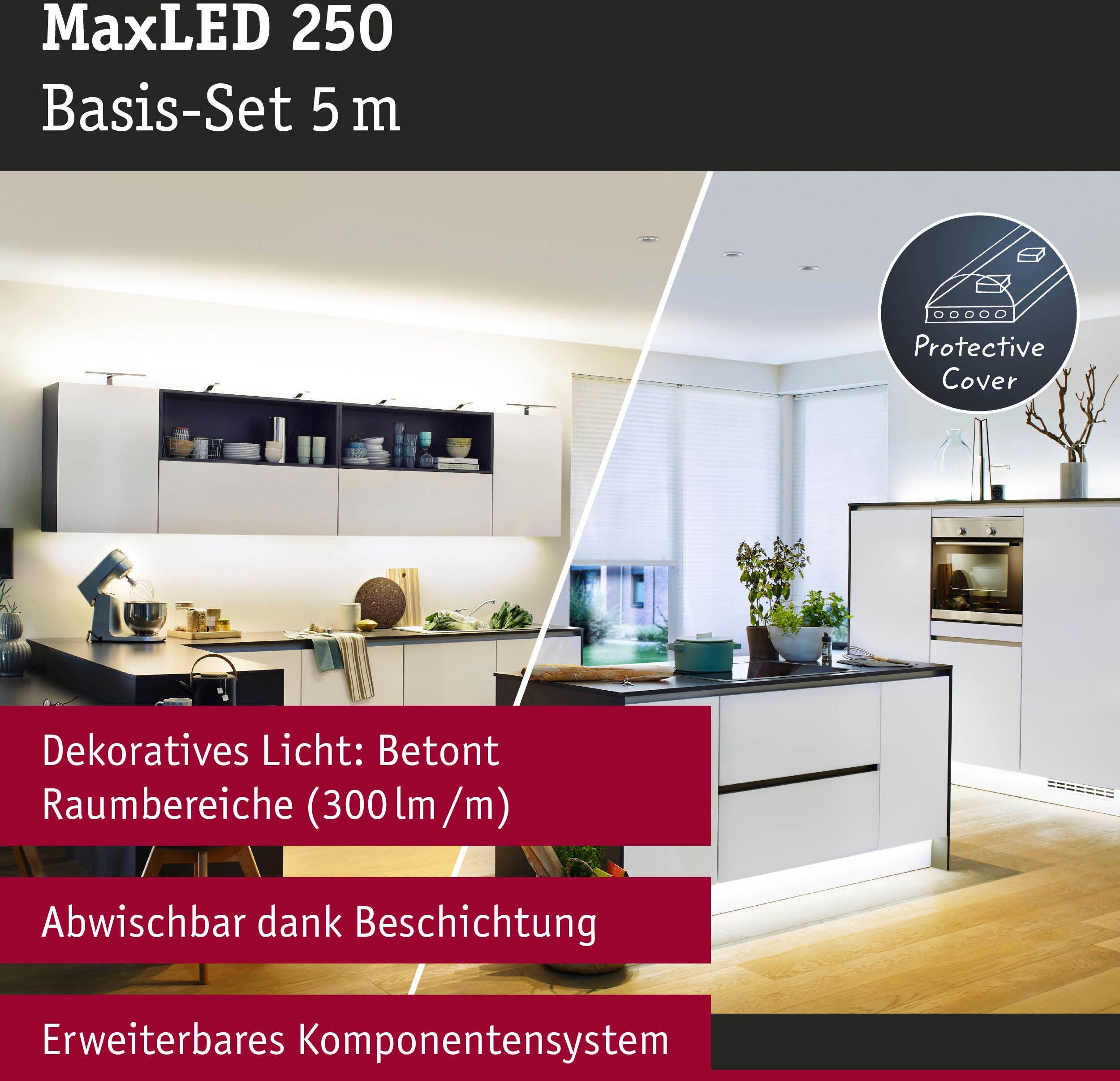 Paulmann Led-strepen MaxLED 250 Basisset Smart Home Zigbee IP44 18W 135 (1 stuk)