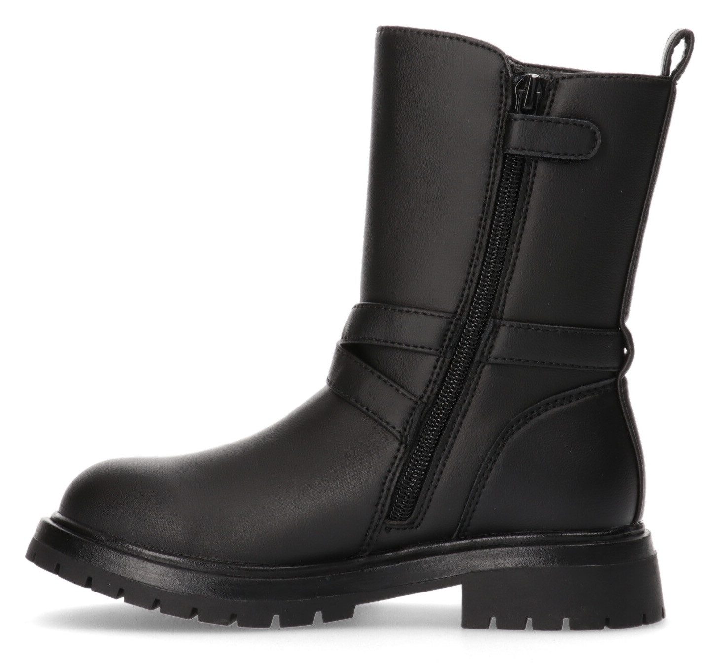 Tommy Hilfiger Bikerboots Chelsea boots, laarzen, winterlaarzen met gouden logo-embleem