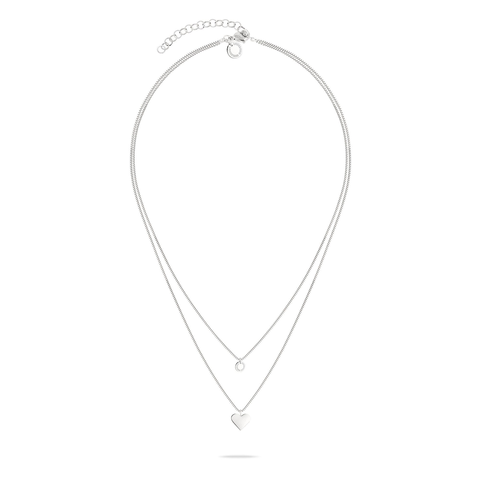 Liebeskind Berlin Ketting met hanger Sieraden RVS Layered Love Hart LJ-1560 LJ-1592 LJ-1593 LJ-1594
