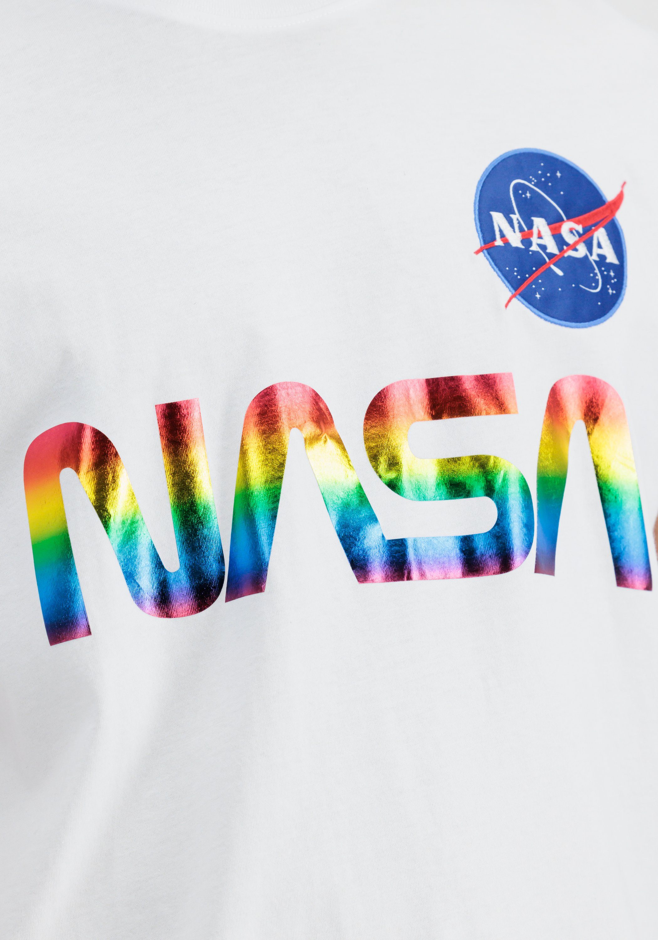 Alpha Industries T-shirt Alpha Industries Men - T-Shirts NASA Refl. T Metal