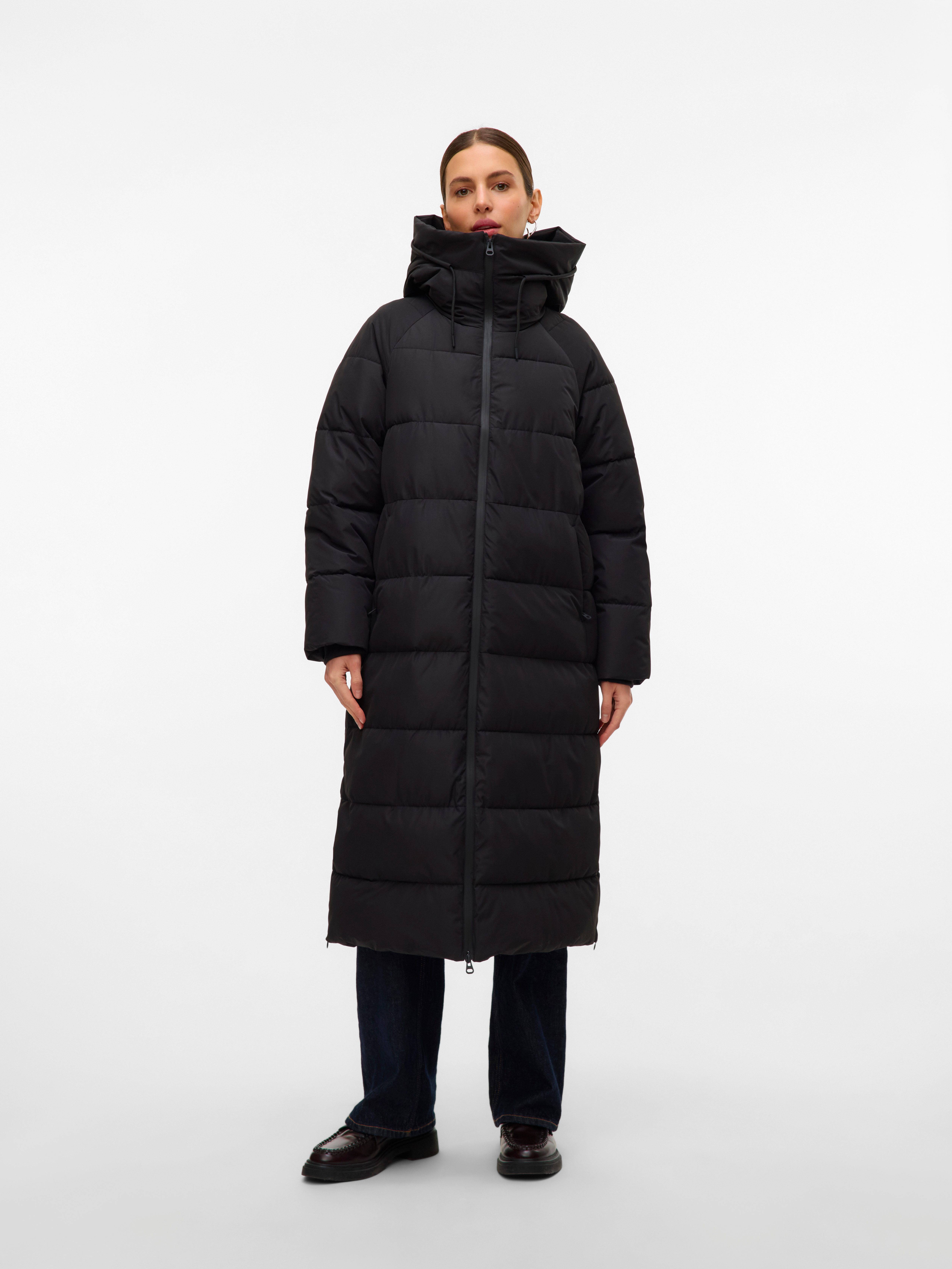 Vero Moda Gewatteerde jas VMELANOR LAURIE LONG COAT WRP GA BOO