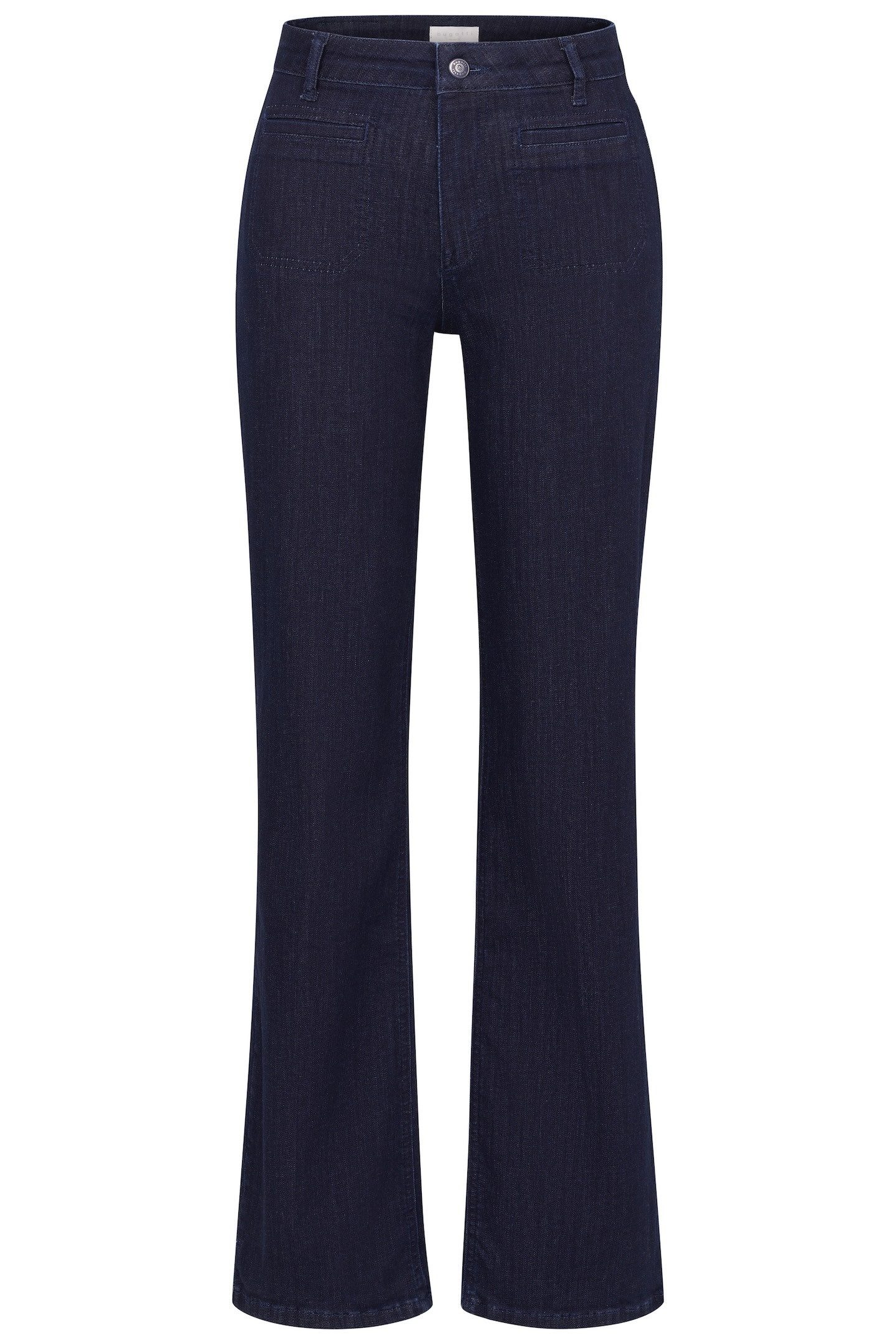 Bugatti 5-pocket jeans met persplooien