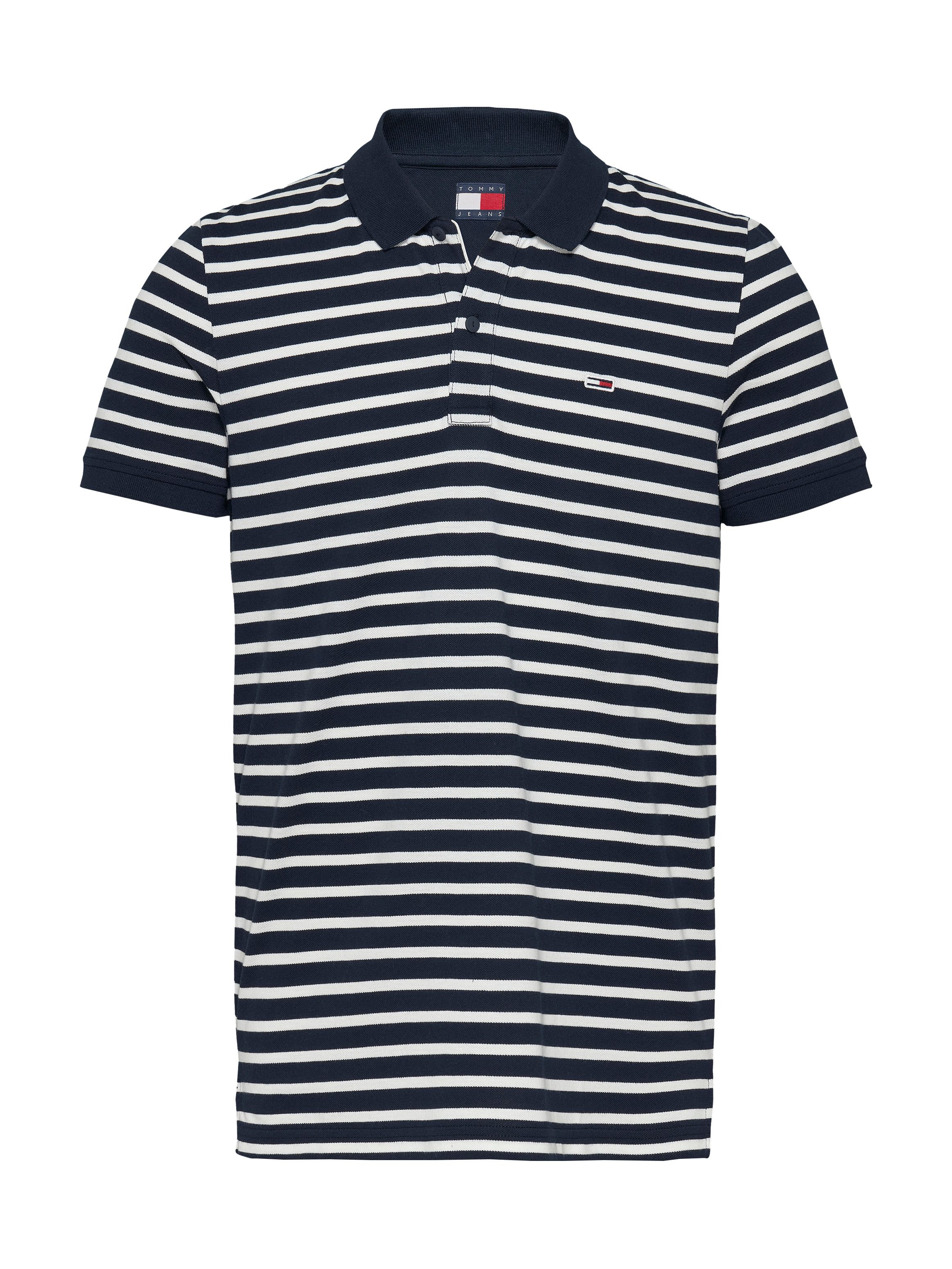 TOMMY JEANS Poloshirt TJM SLIM PLACKET POLO EXT