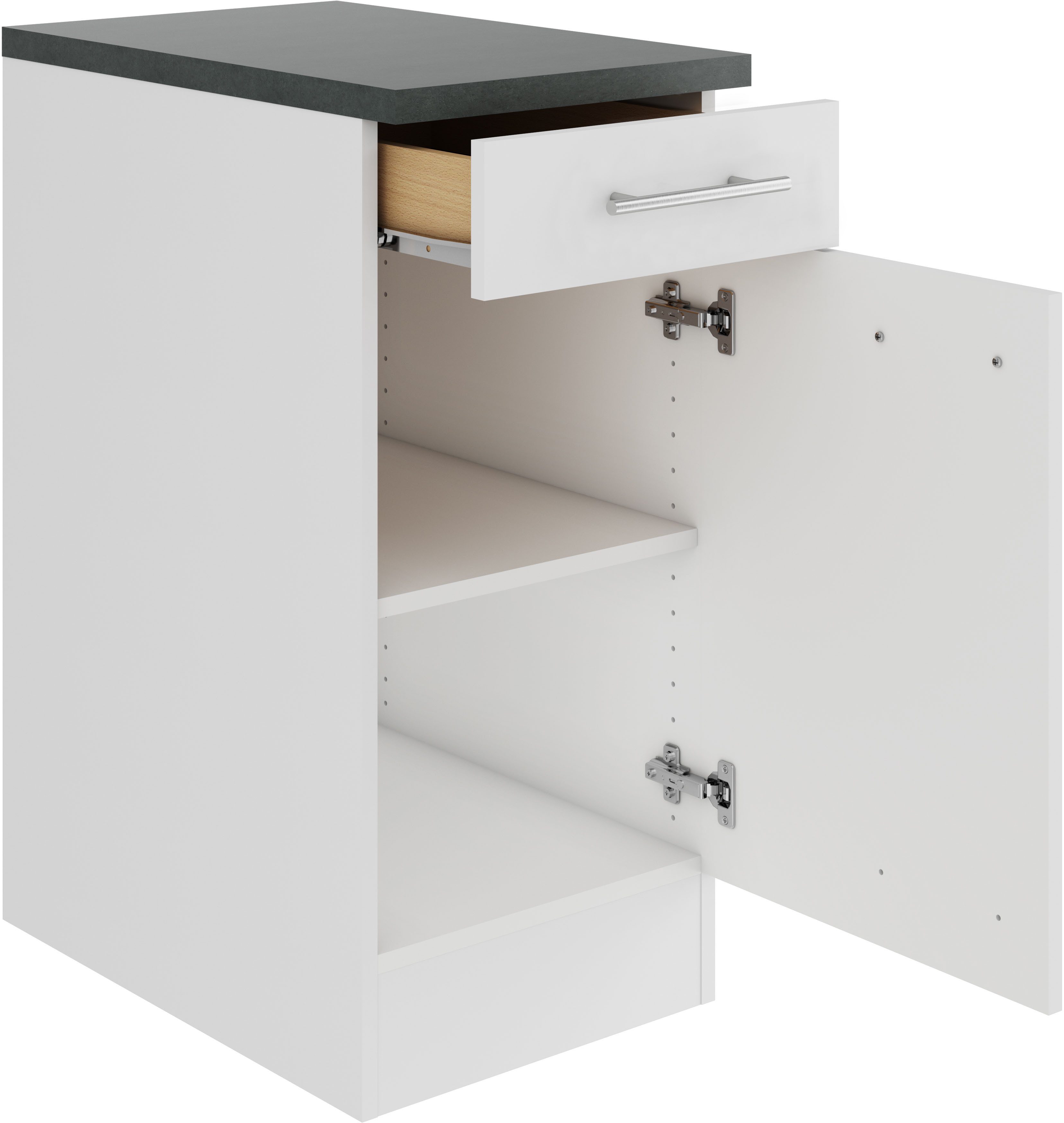 OPTIFIT Onderkast Bella Breedte 40 cm, 1 deur, 1 legplank, 1 lade