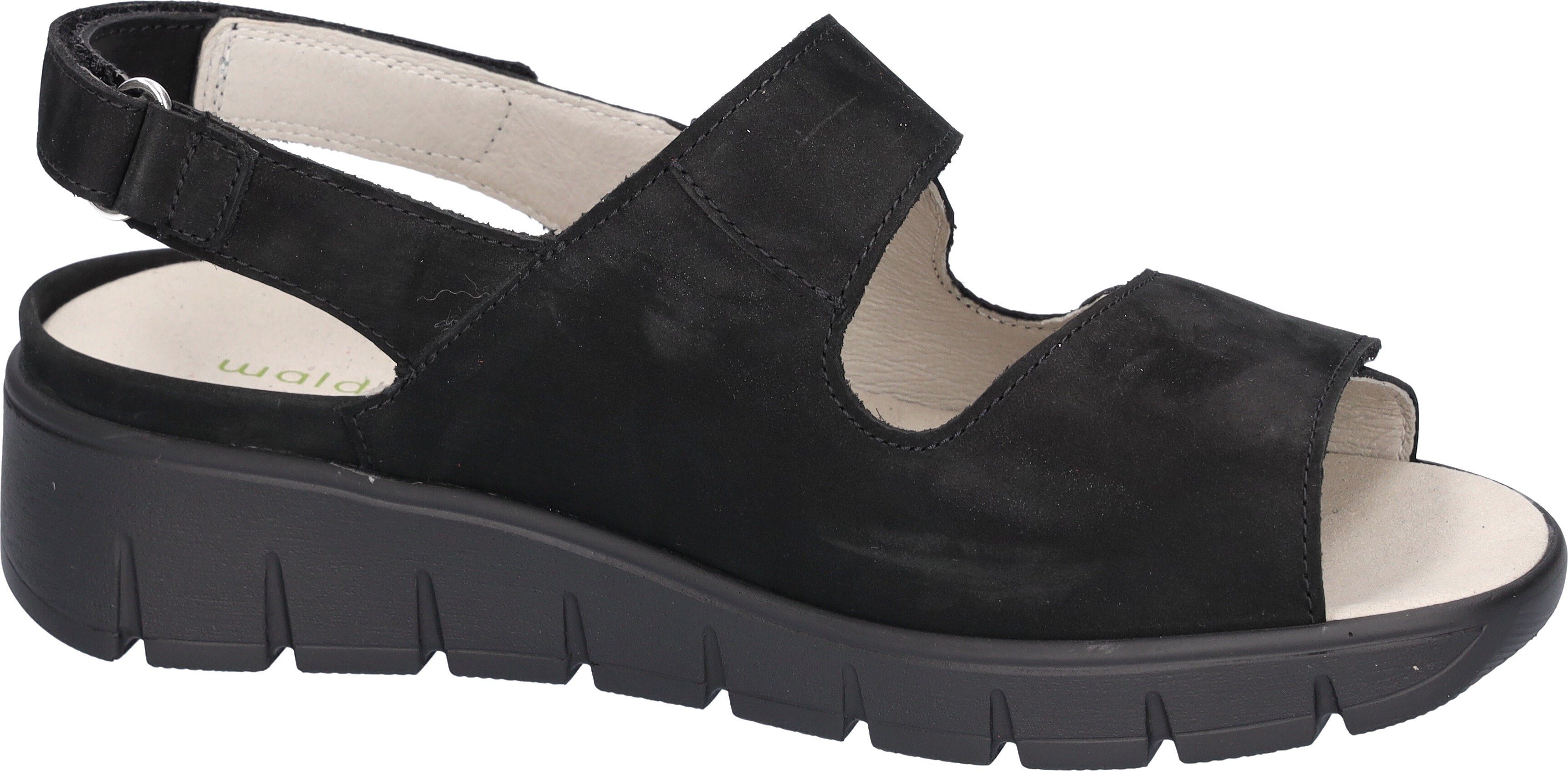 Waldläufer Sandalen M-Wiola , zomerschoen, sandaal, sleehak, in extra brede schoenwijdte m