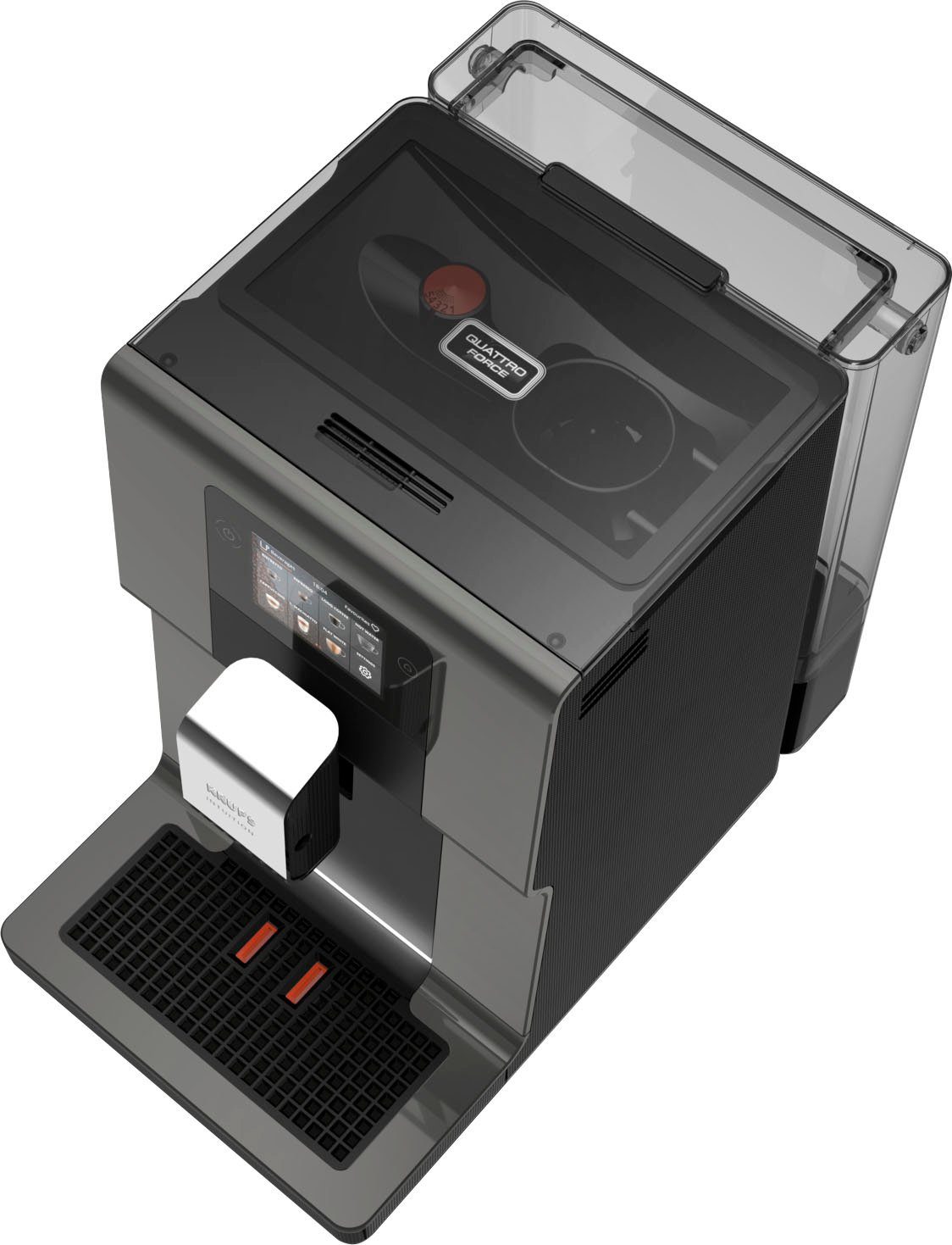 Krups Volautomatisch koffiezetapparaat EA872B Intuition Preference, 3,5"-kleurentouchscreen, intuïtieve gekleurde indicatielampjes