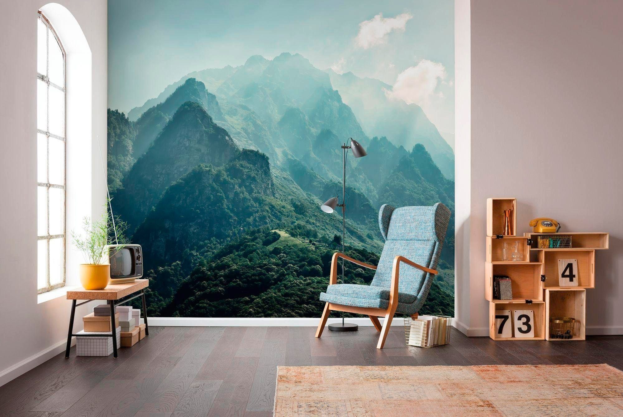 Komar Vliesbehang Digitale print vlies - The Summit - Afmeting 300 x 250 cm (1 stuk)