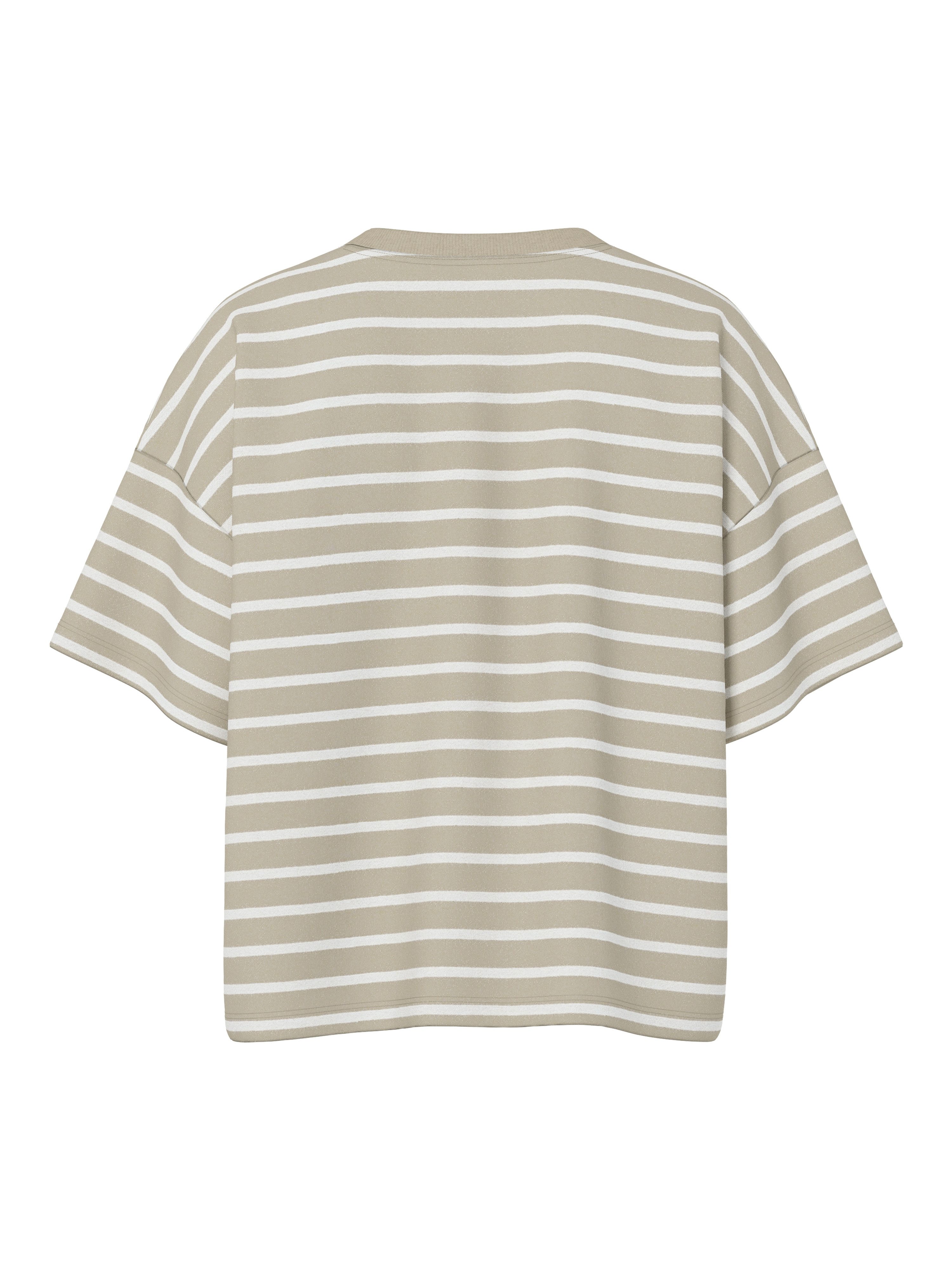 pieces Sweatshirt PCCHILLI SUMMER 2/4 SWEAT STRIPE NOOS BC