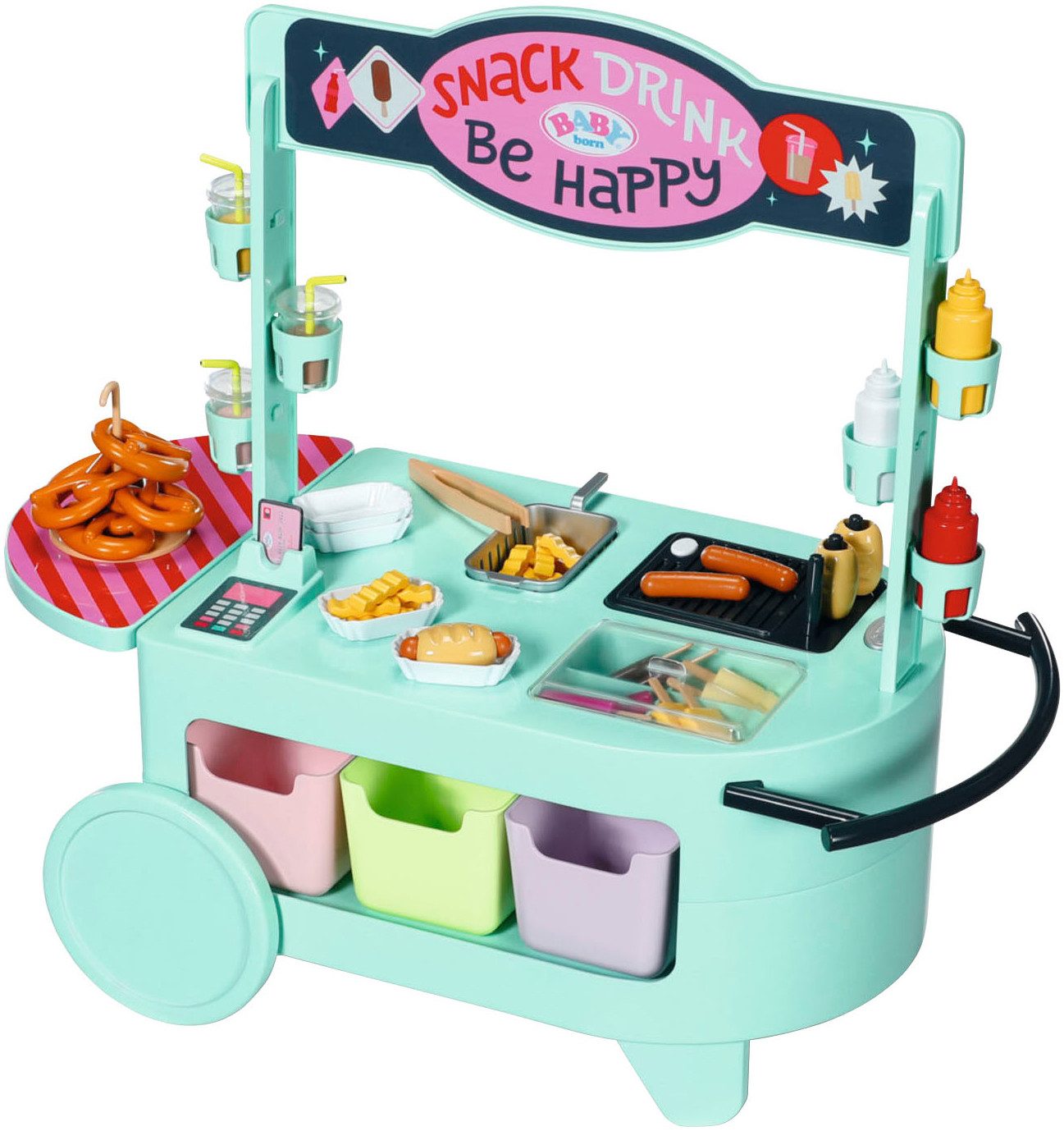 Baby Born Poppentafel Snackwinkel met geluidseffect