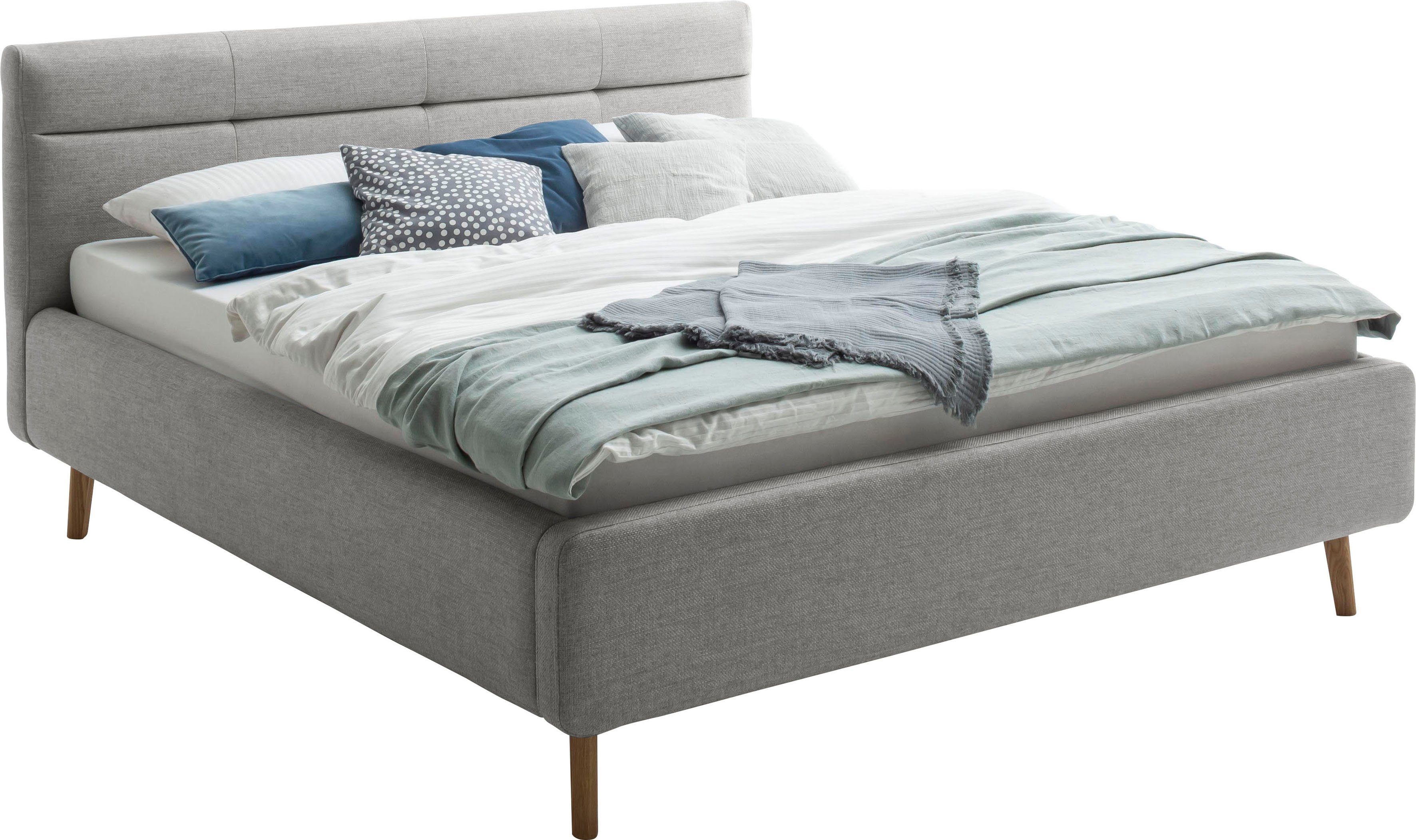meise.möbel Gestoffeerd bed Lotte met lattenbodem en bedkist