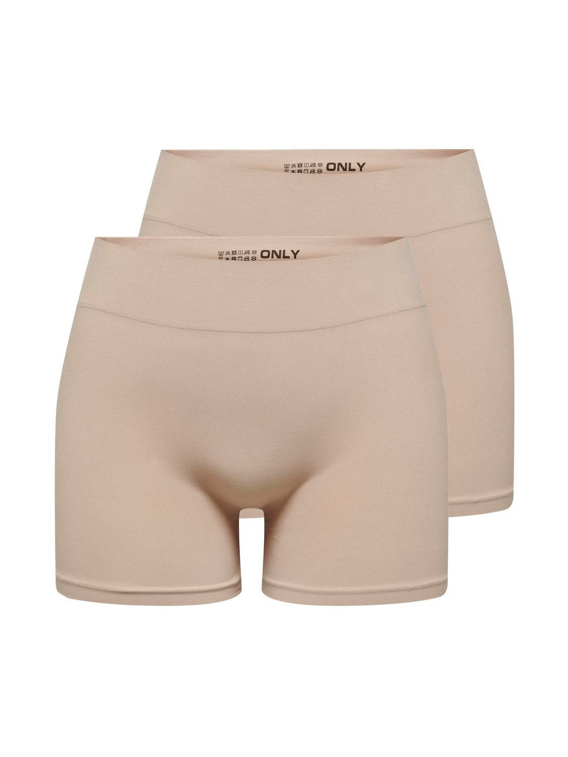 Only Hotpants ONLVICKY S-LESS MINI SHORTS 2-PACK (set, 2-delig)