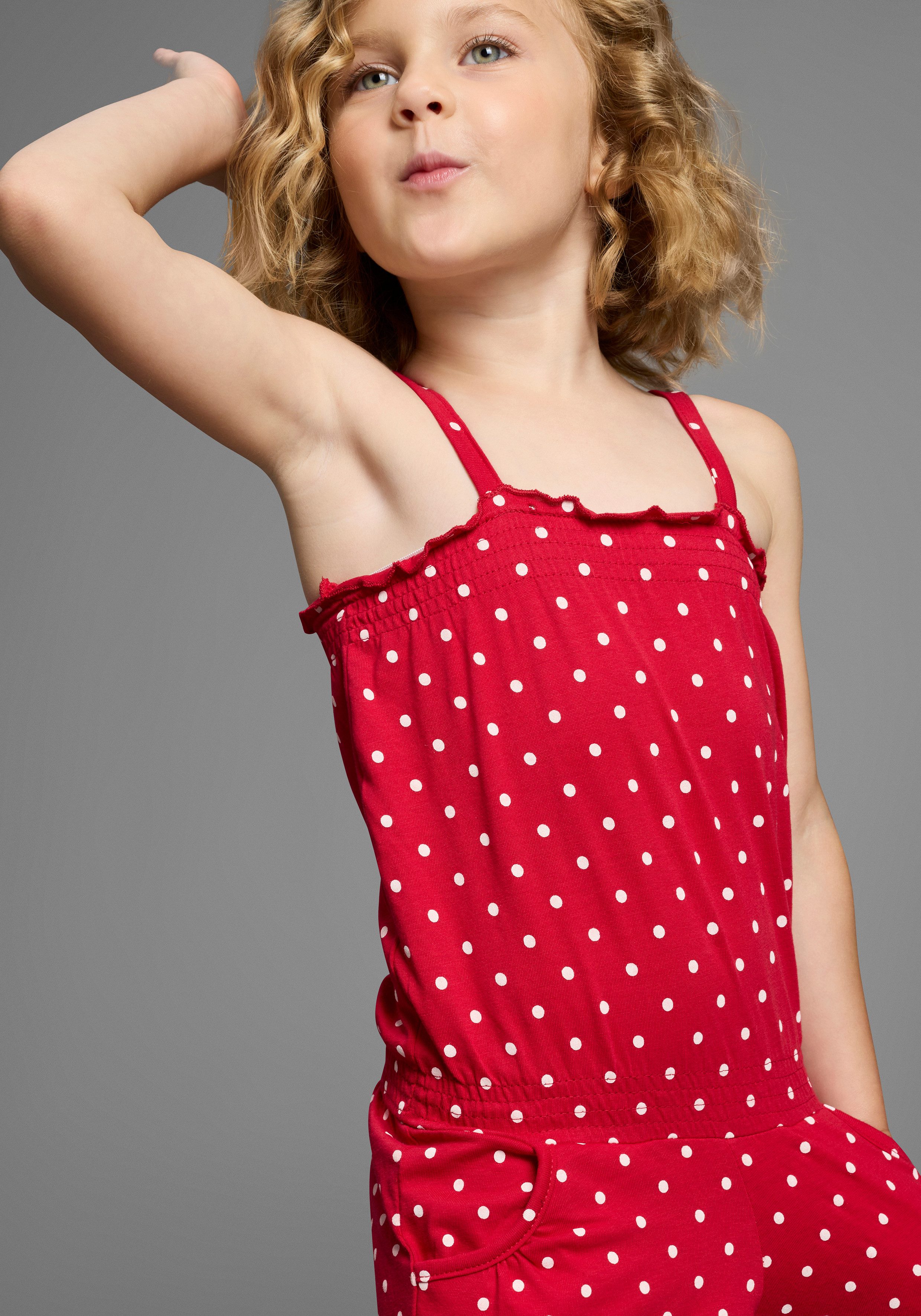 KIDSWORLD Korte jumpsuit Voor kleine meisjes