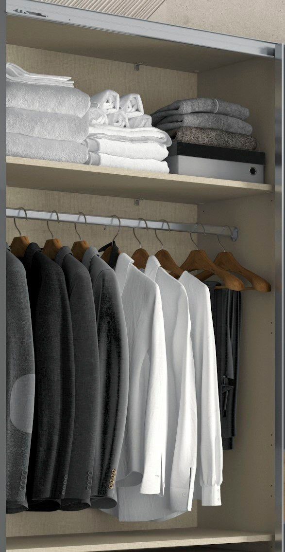Places of Style Zweefdeurkast Onyx, Zweefdeurkast inclusief Interieur, FSC-gecertificeerd