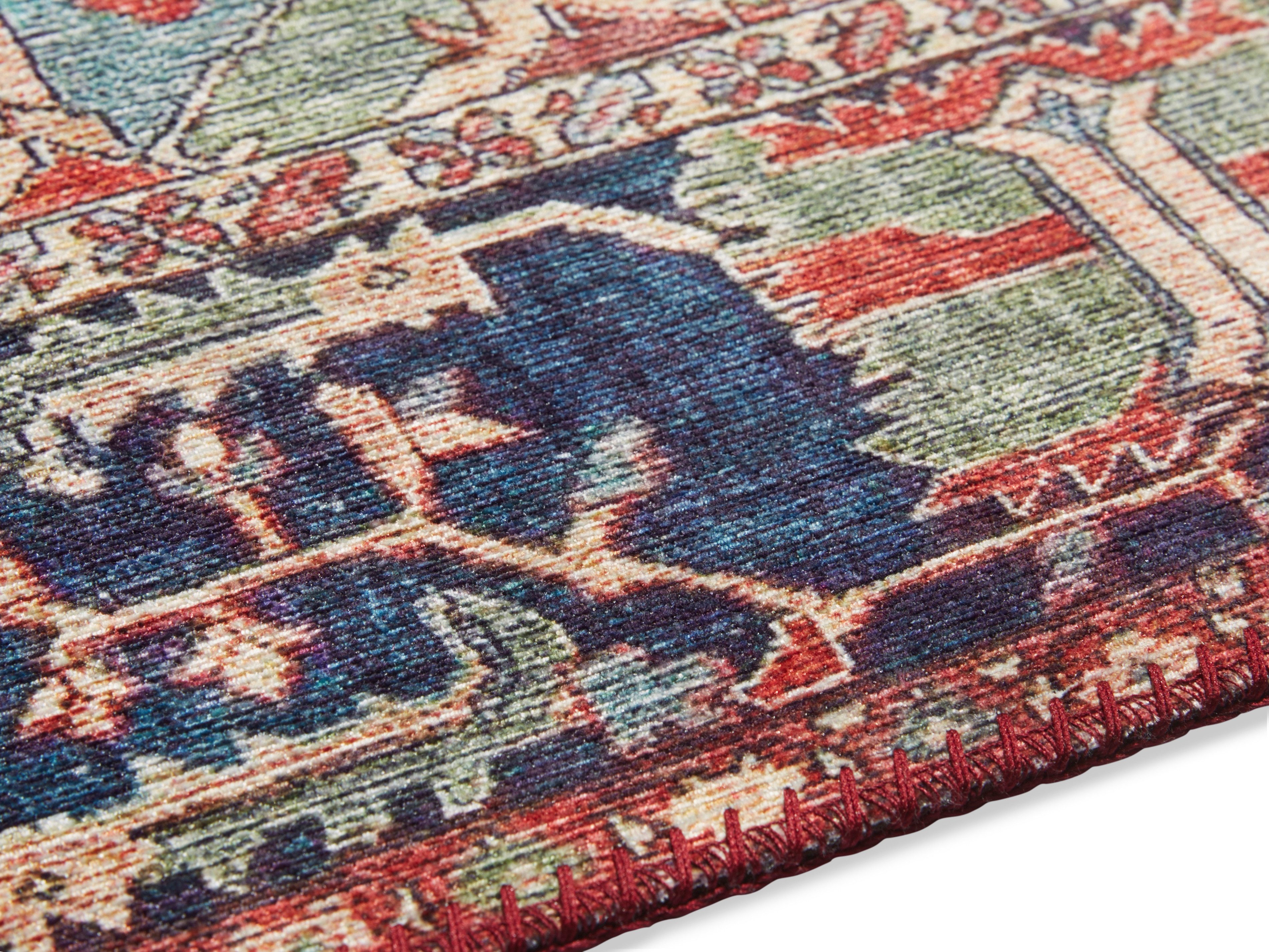 ELLE DECORATION Vloerkleed Hamadan Oosters, loper, kortpolig, woonkamer, slaapkamer, eetkamer