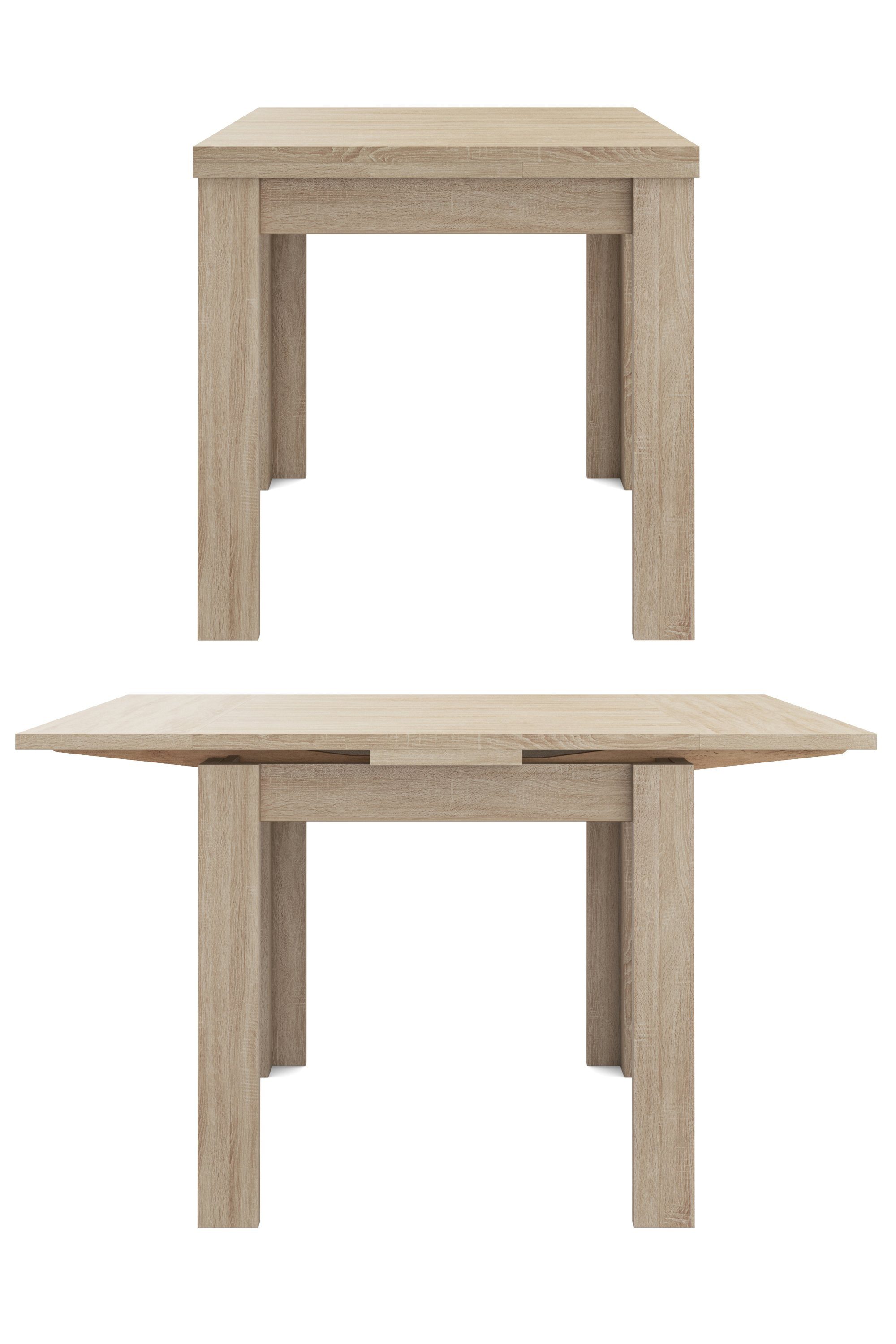 Mäusbacher Eettafel Monti BESTSELLER!, tafel, keukentafel, uittrekbare tafel uit te trekken tot 136 cm