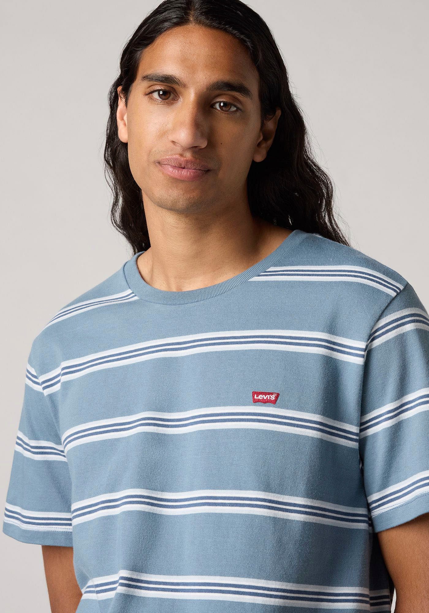 Levi's® T-shirt met gestreept patroon