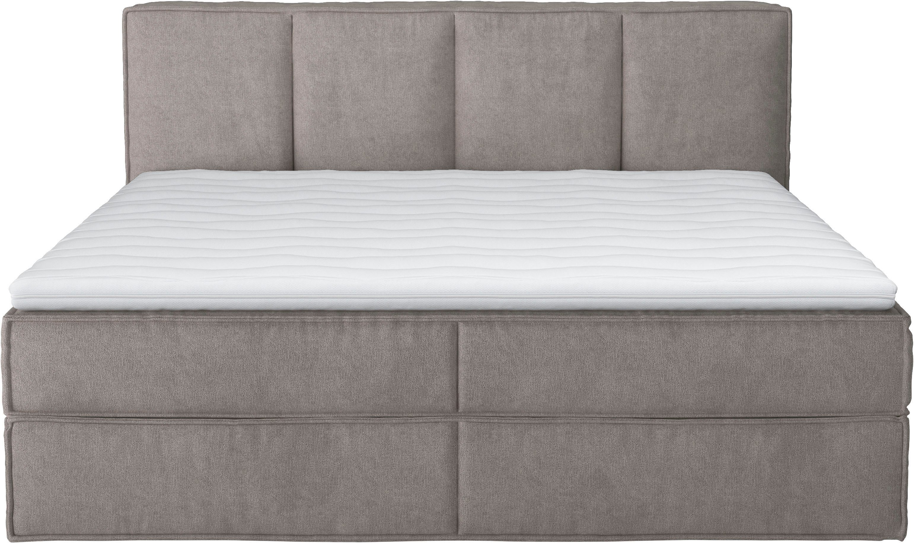 Home affaire Boxspring Sacy Boxbed incl. topmatras, 2 matrassen, hardheden H2, H3 en H4 naar keuze