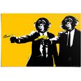 reinders! poster monkey bananas (1 stuk) zwart