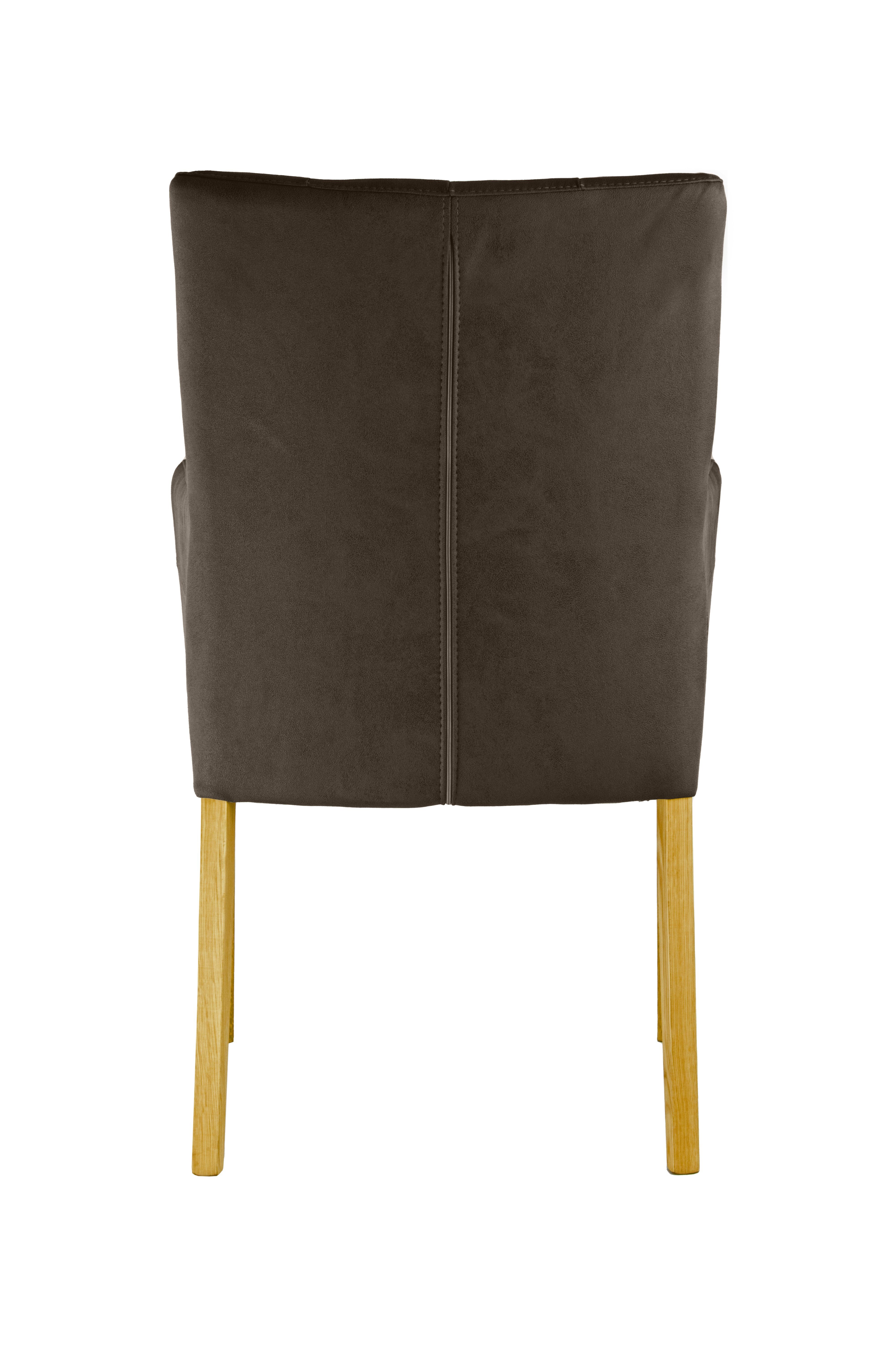 Home affaire Stoel met armleuningen Colorado Frame van massief hout (1 stuk)
