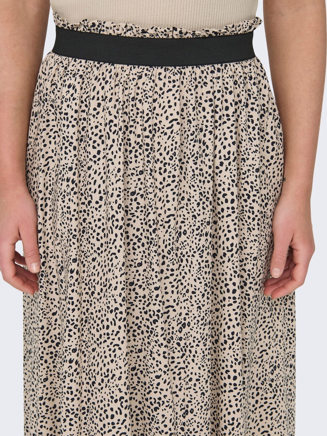 Only Maxirok ONLVENEDIG AOP LIFE LONG SKIRT