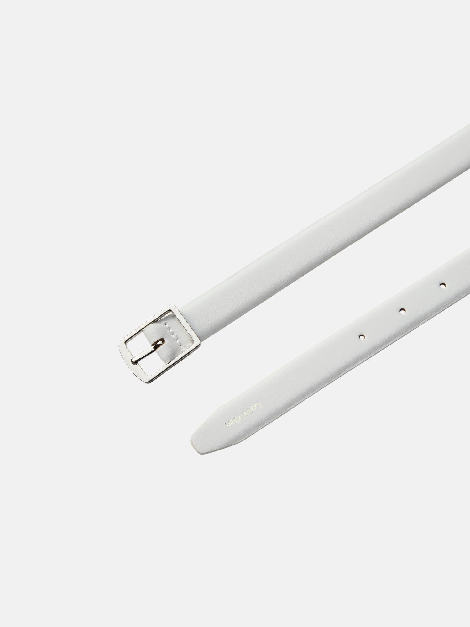 Calvin Klein Leren riem CLASSIC SQUARE BUCKLE BELT 20MM