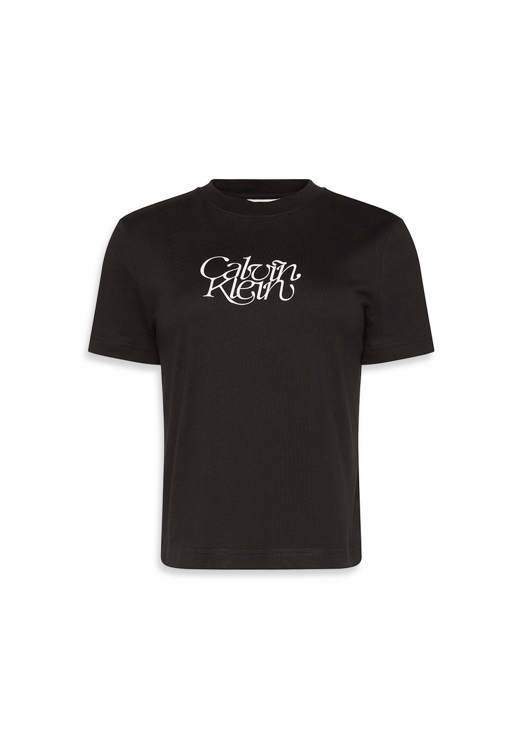 Calvin Klein T-shirt SS FITTED SCRIPT CALVIN KLEIN TE