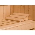 weka sauna vaasa 3 hoek 7,5 kw kachel met externe bediening beige