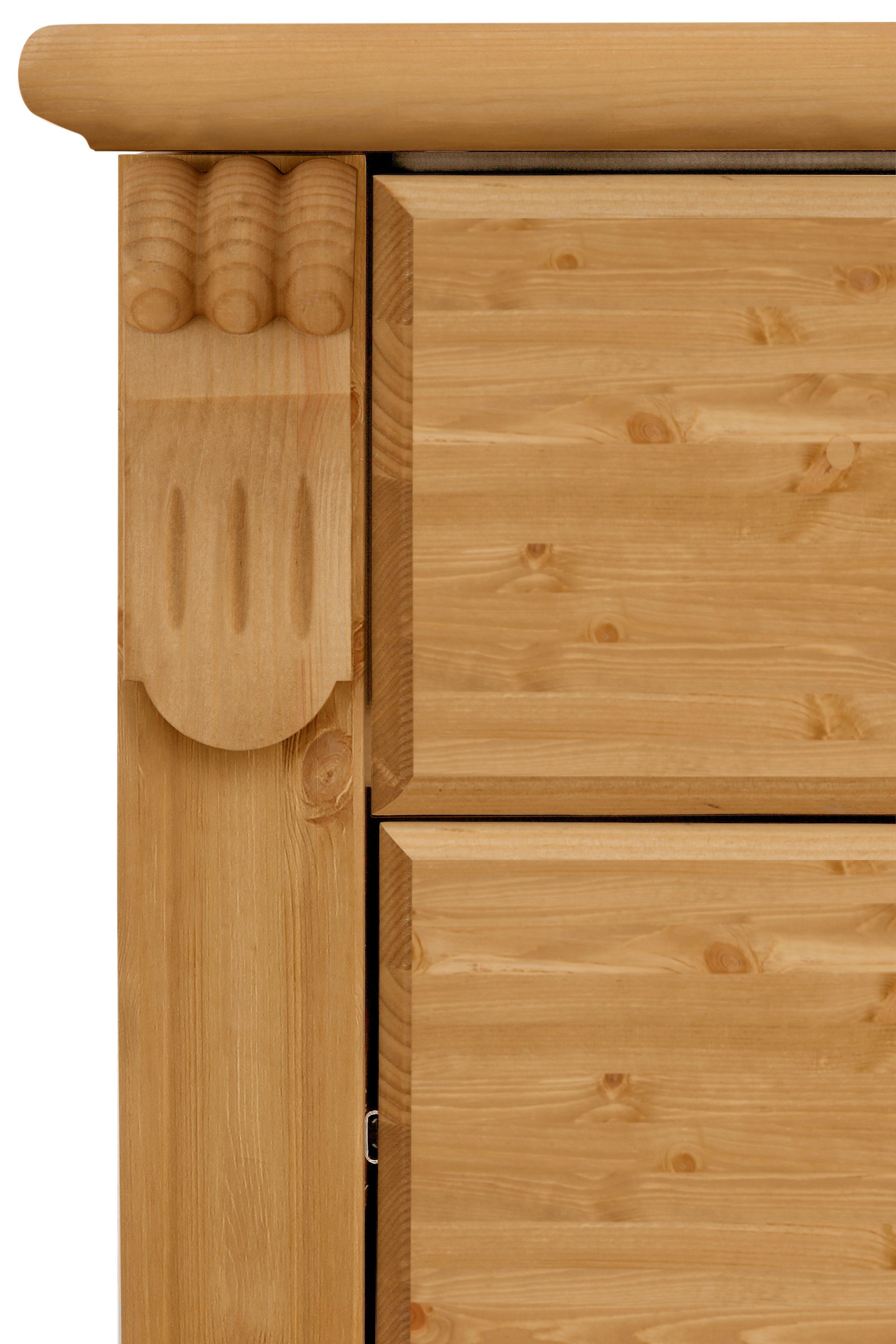 Home affaire Ladekast TESSIN Make-up commode met spiegel, van massief dennenhout, FSC®-gecertificeerd