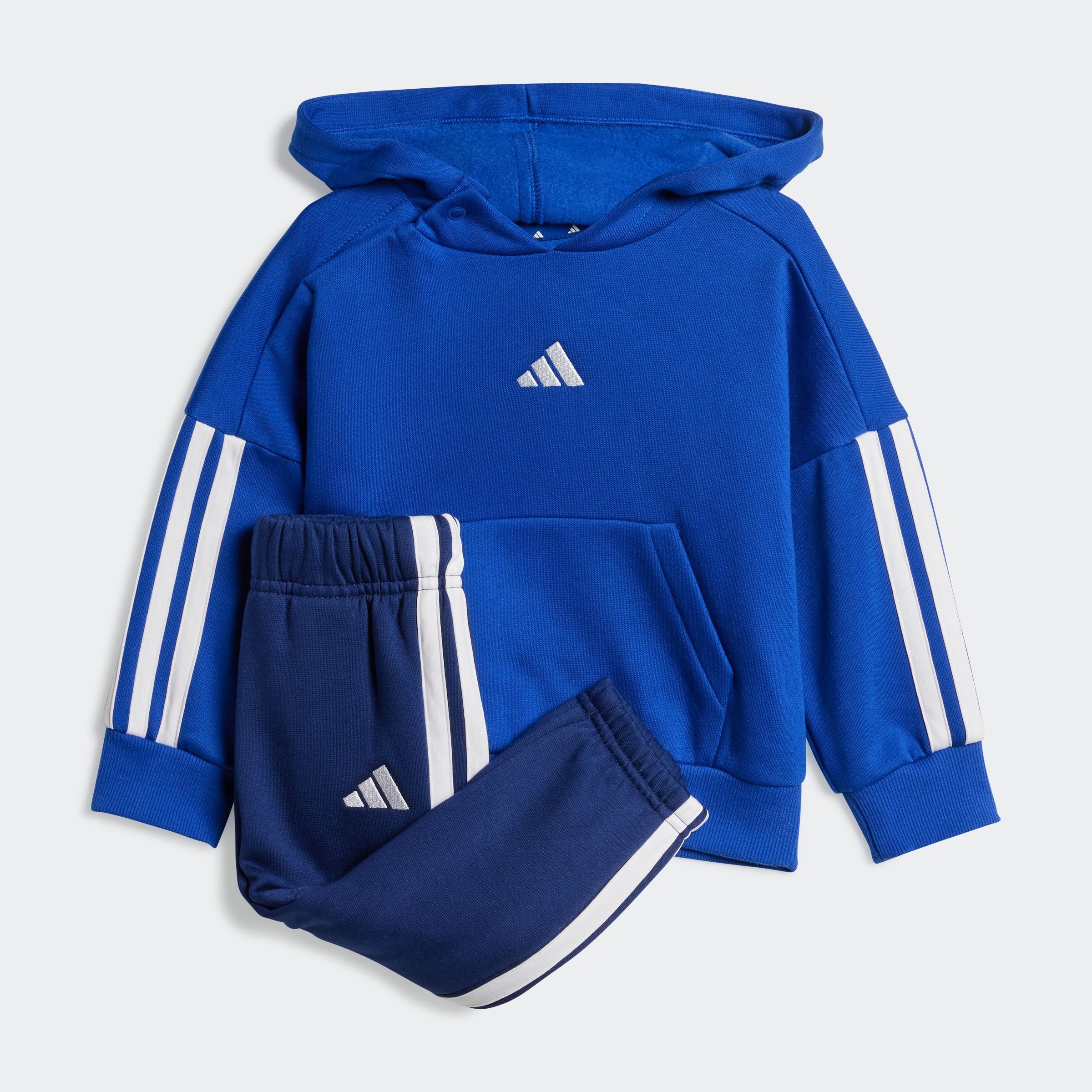 adidas Sportswear Trainingspak I 3S FL HD JOG (2-delig) kinderen trainingspakken maat 80 blauw