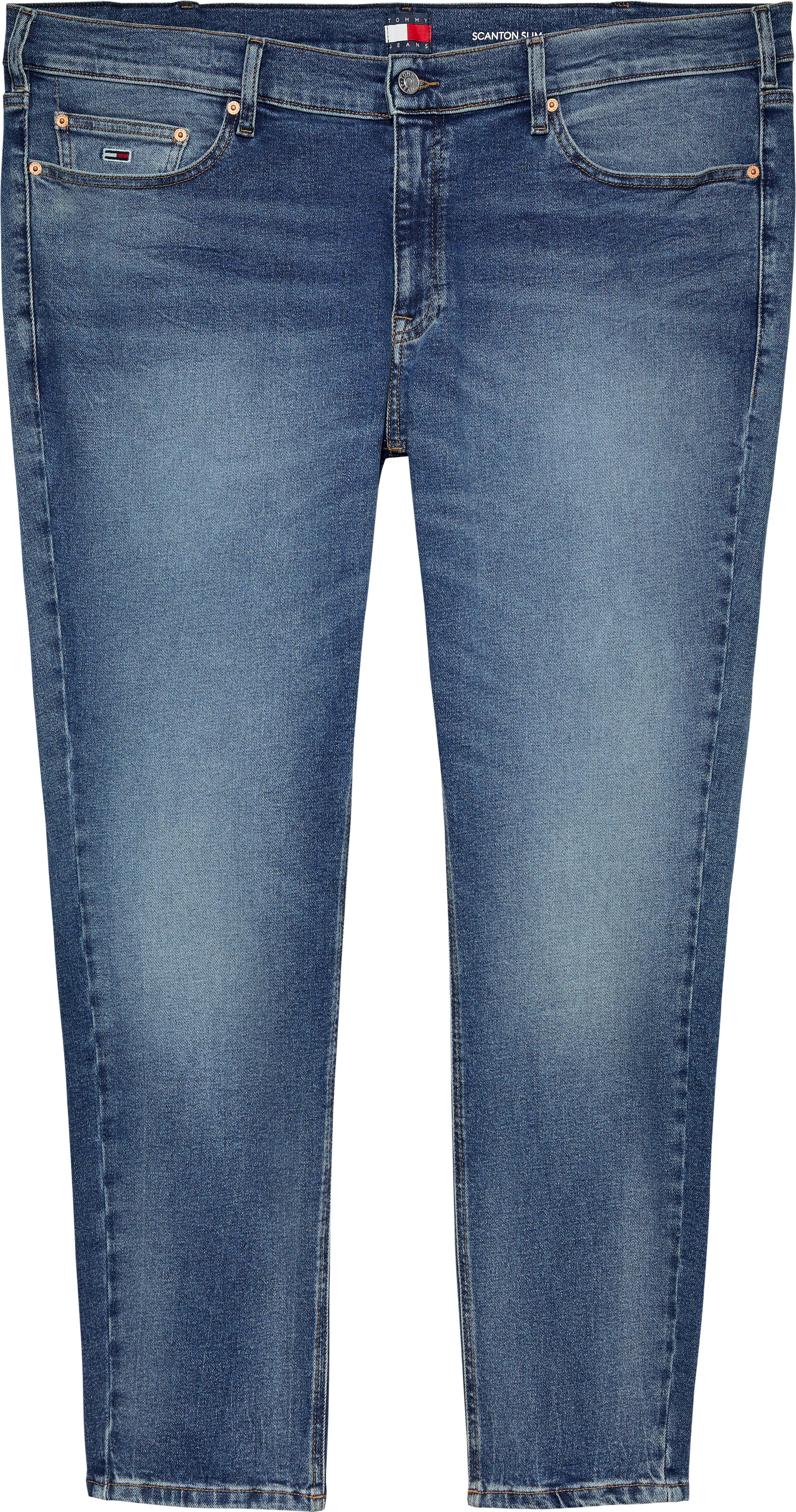 Tommy Jeans Plus Slim fit jeans in grote maten stoned wash look