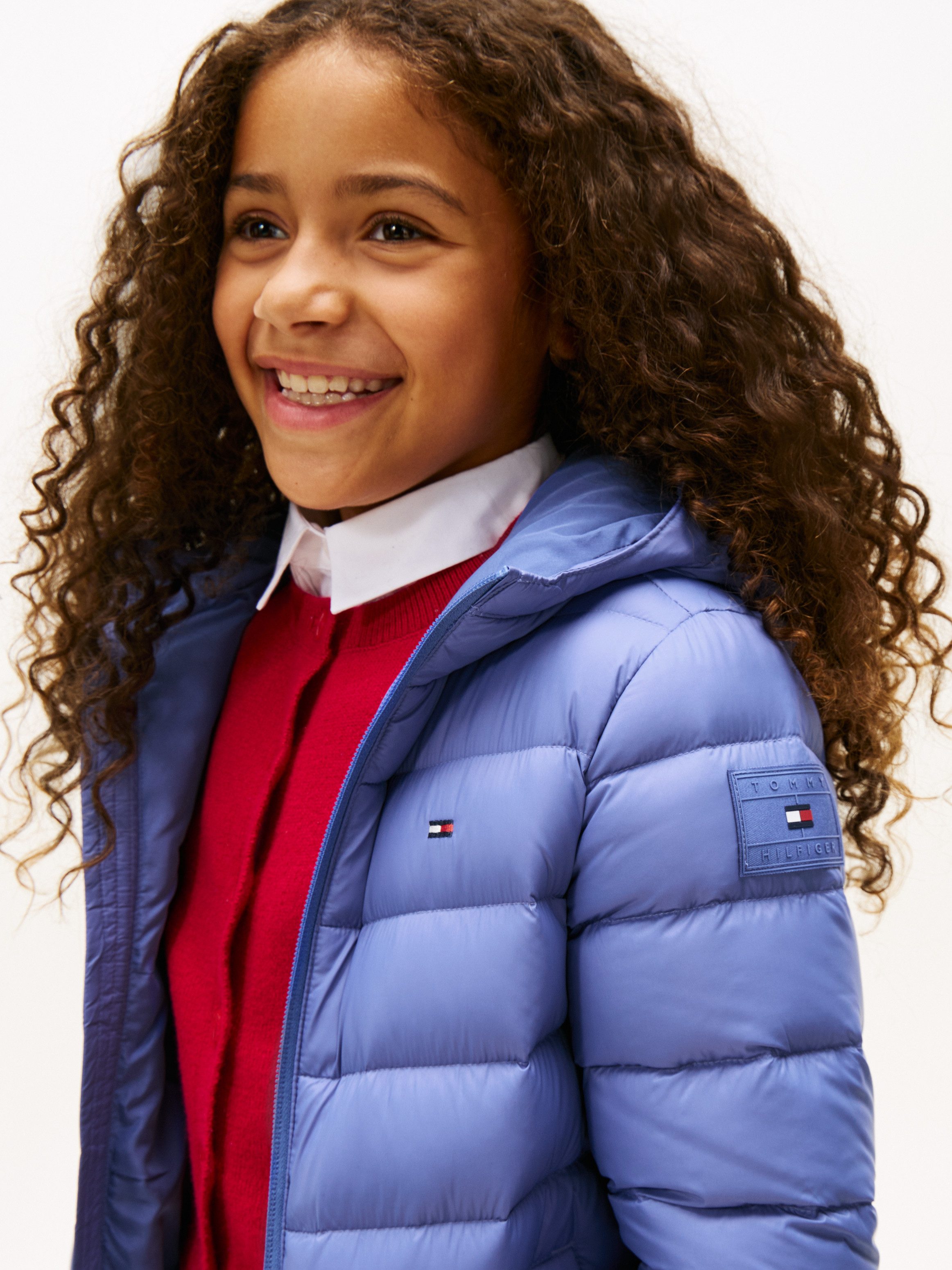Tommy Hilfiger Gewatteerde jas U LIGHT DOWN HOODED JACKET