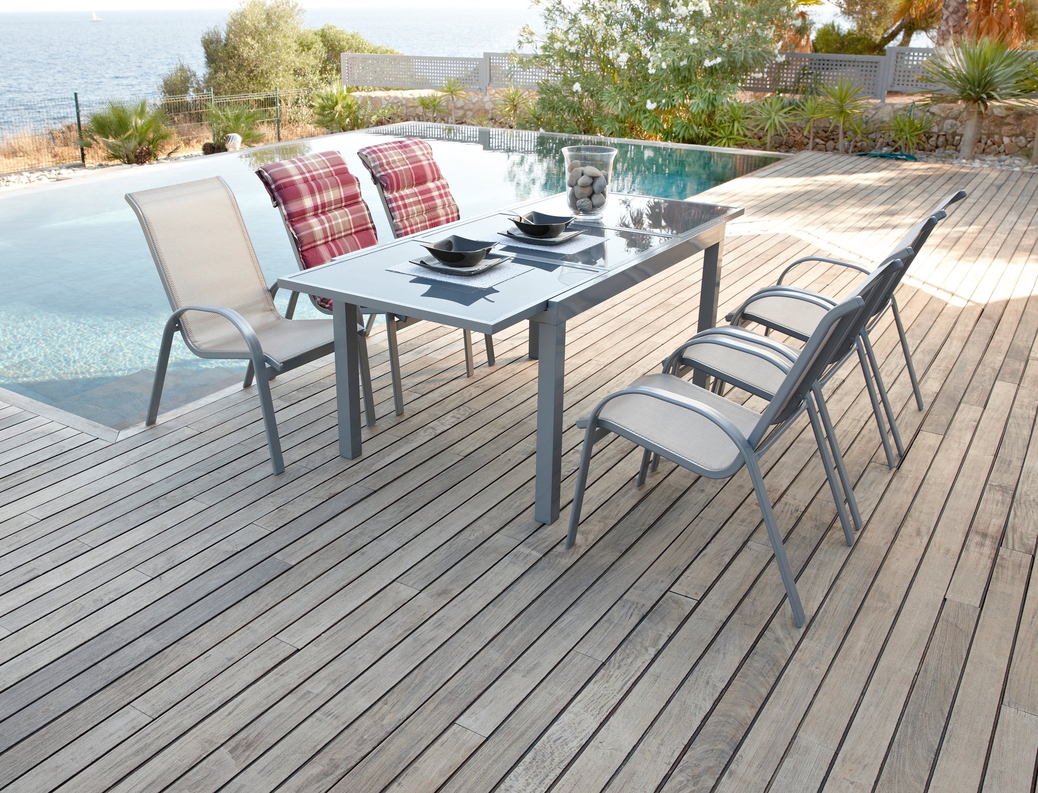 MERXX Tuintafel Amalfi al naargelang de variant tot 180-240 cm uittrekbaar