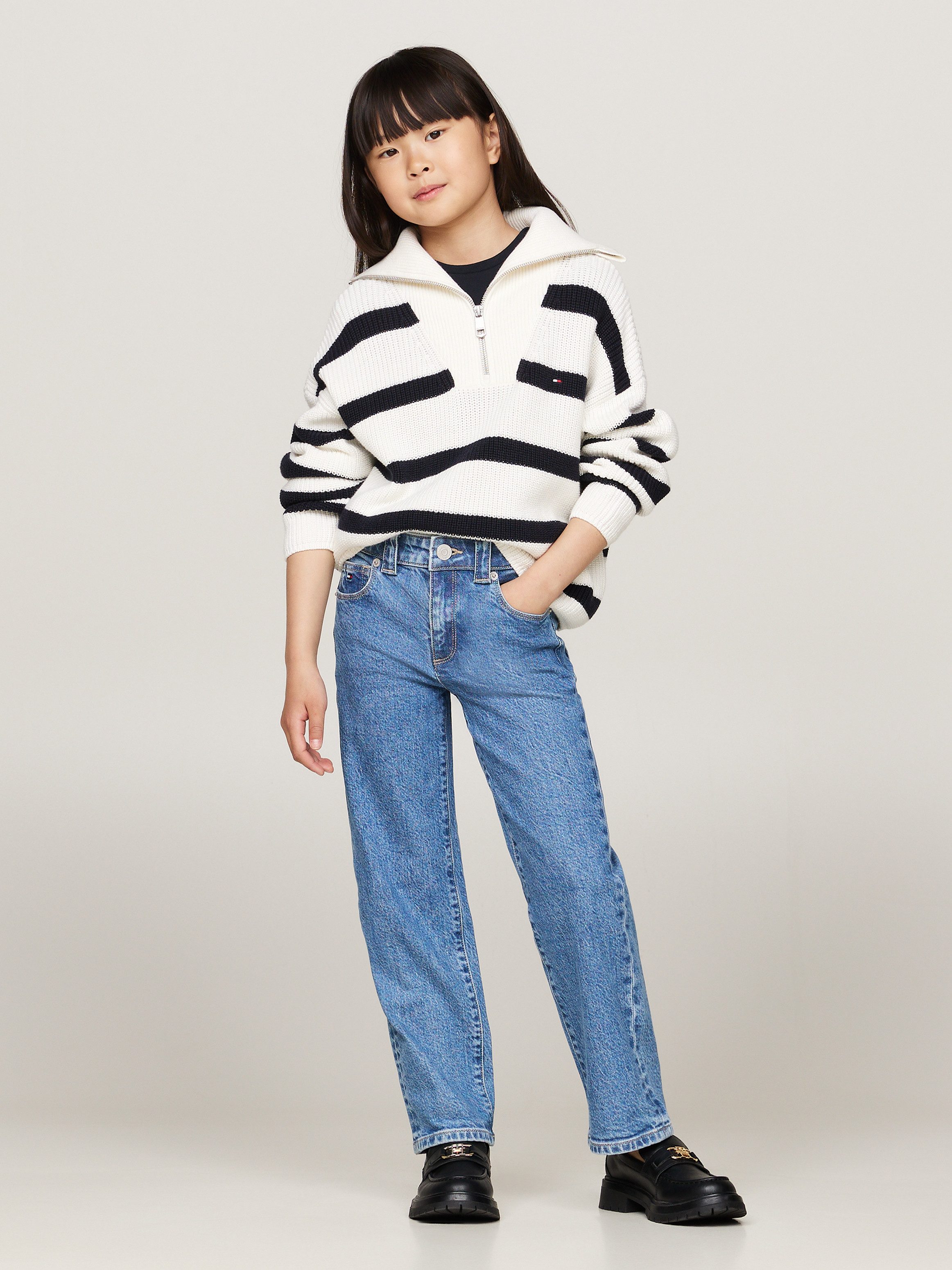Tommy Hilfiger Bootcut jeans GIRLFRIEND COMFORT DENIM Kinderen tot 16 jaar in 5-pocket-stijl