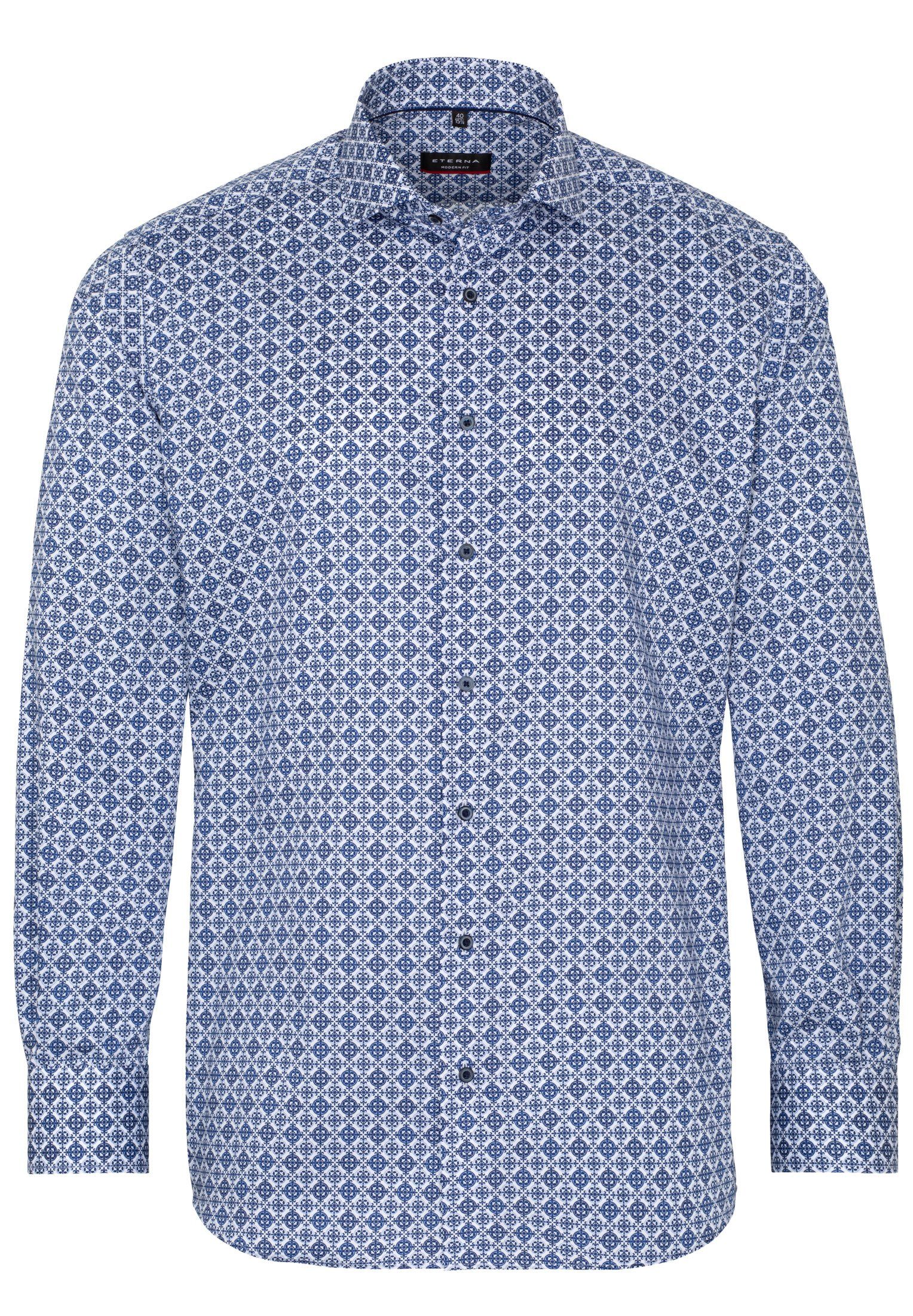 Eterna Overhemd met lange mouwen MODERN FIT EASY IRON (gemakkelijk te strijken)