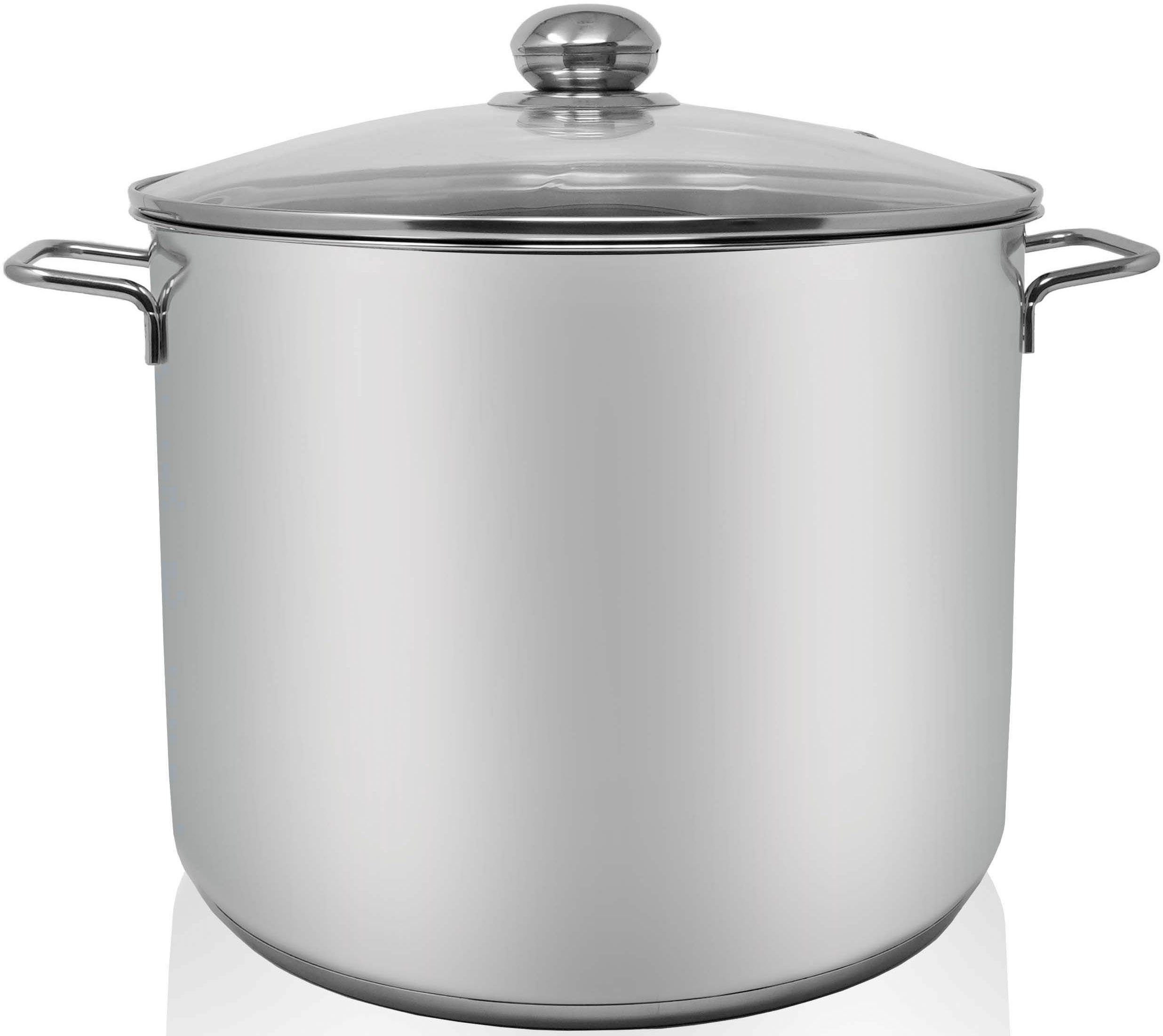 Krüger Kookpan voor inductiekookvelden geschikt kookpannen zilver
