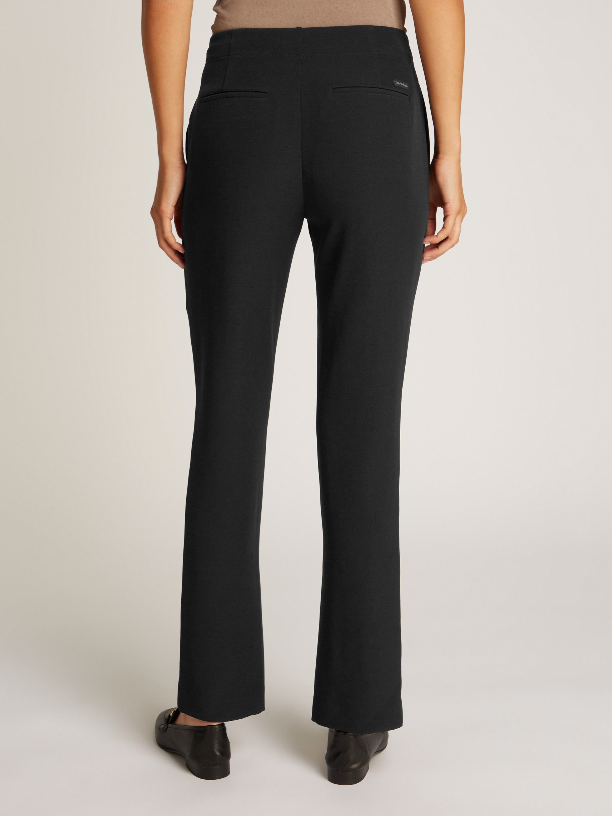 Calvin Klein Bootcutbroek SPLIT HEM SLIM LEG PANT