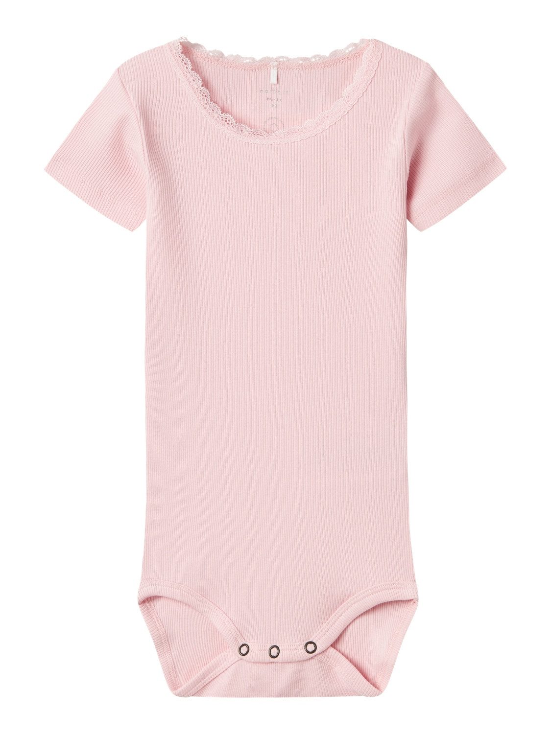 Name It Body met korte mouwen NBFKAB SS BODY NOOS meisjes rompertjes maat 74 roze