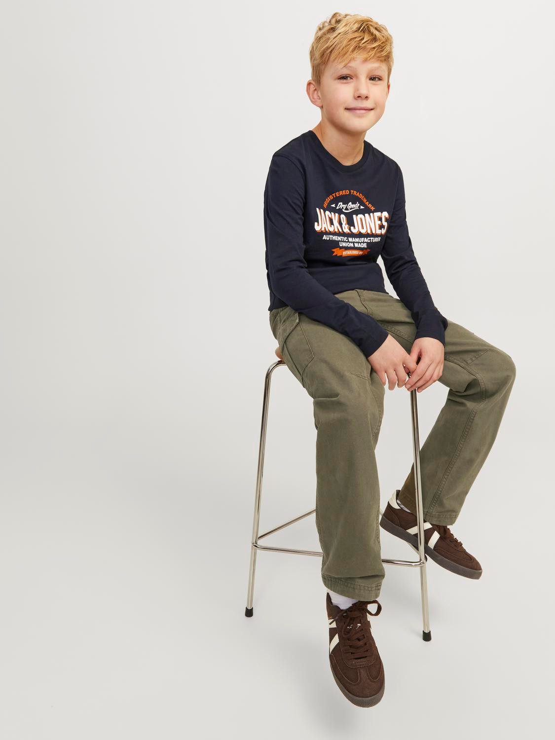 Jack & Jones Junior Cargobroek JPSTKANE JJBARKLEY CARGO PANT NOOS JNR