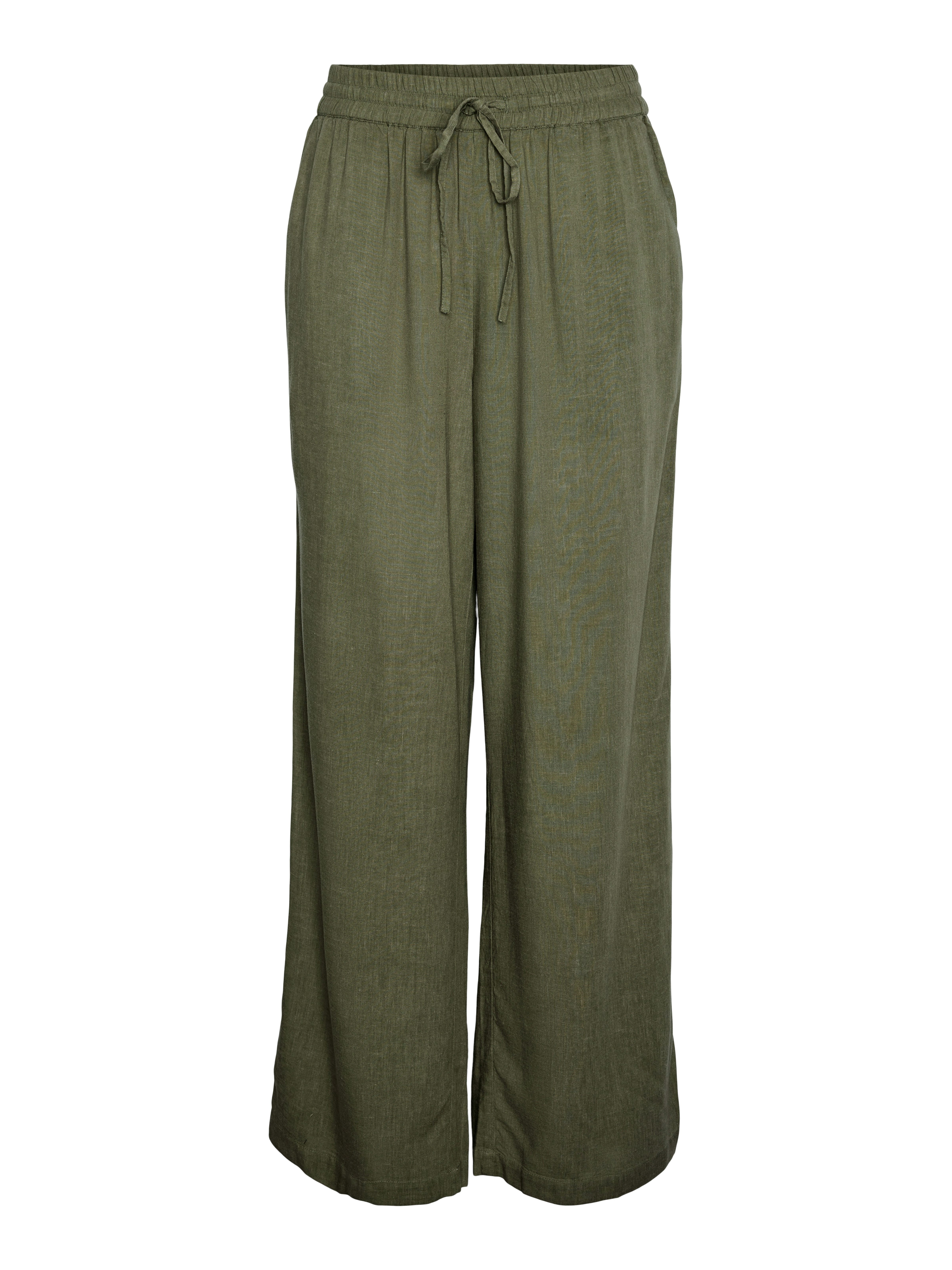 pieces Comfortbroek PCPIA HW WIDE PANTS WVN NOOS