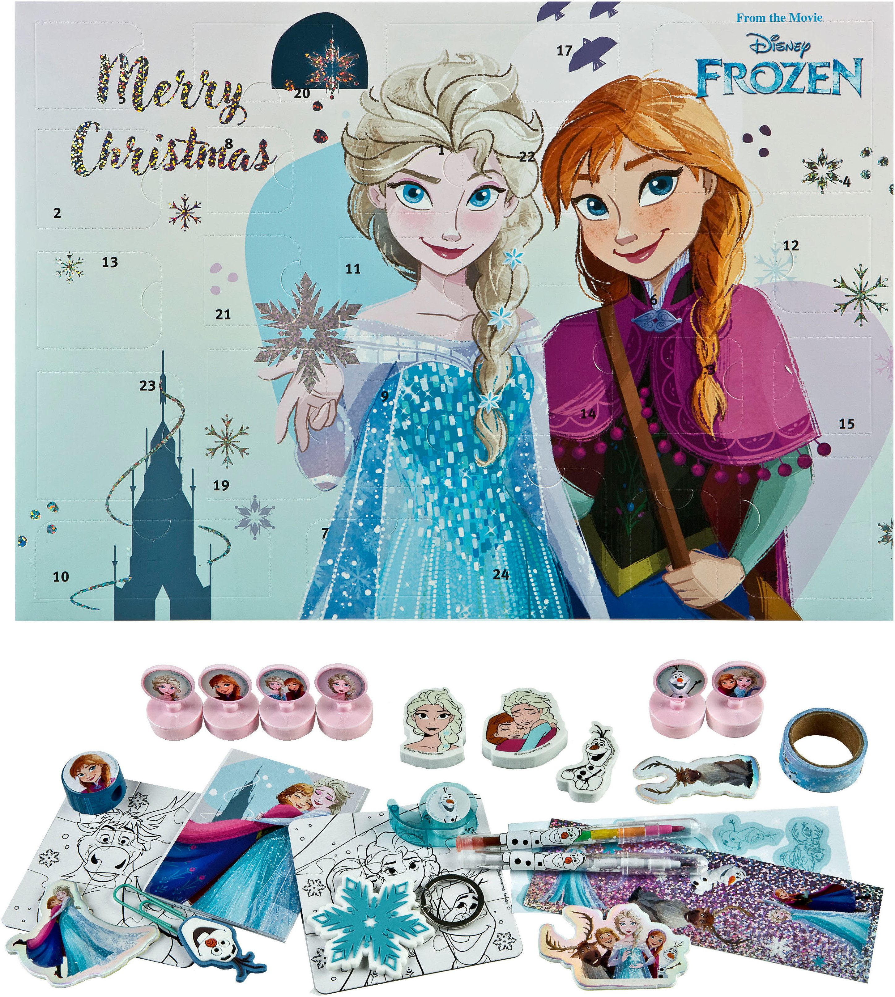 UNDERCOVER Speelgoed adventskalender Frozen (24-delig)