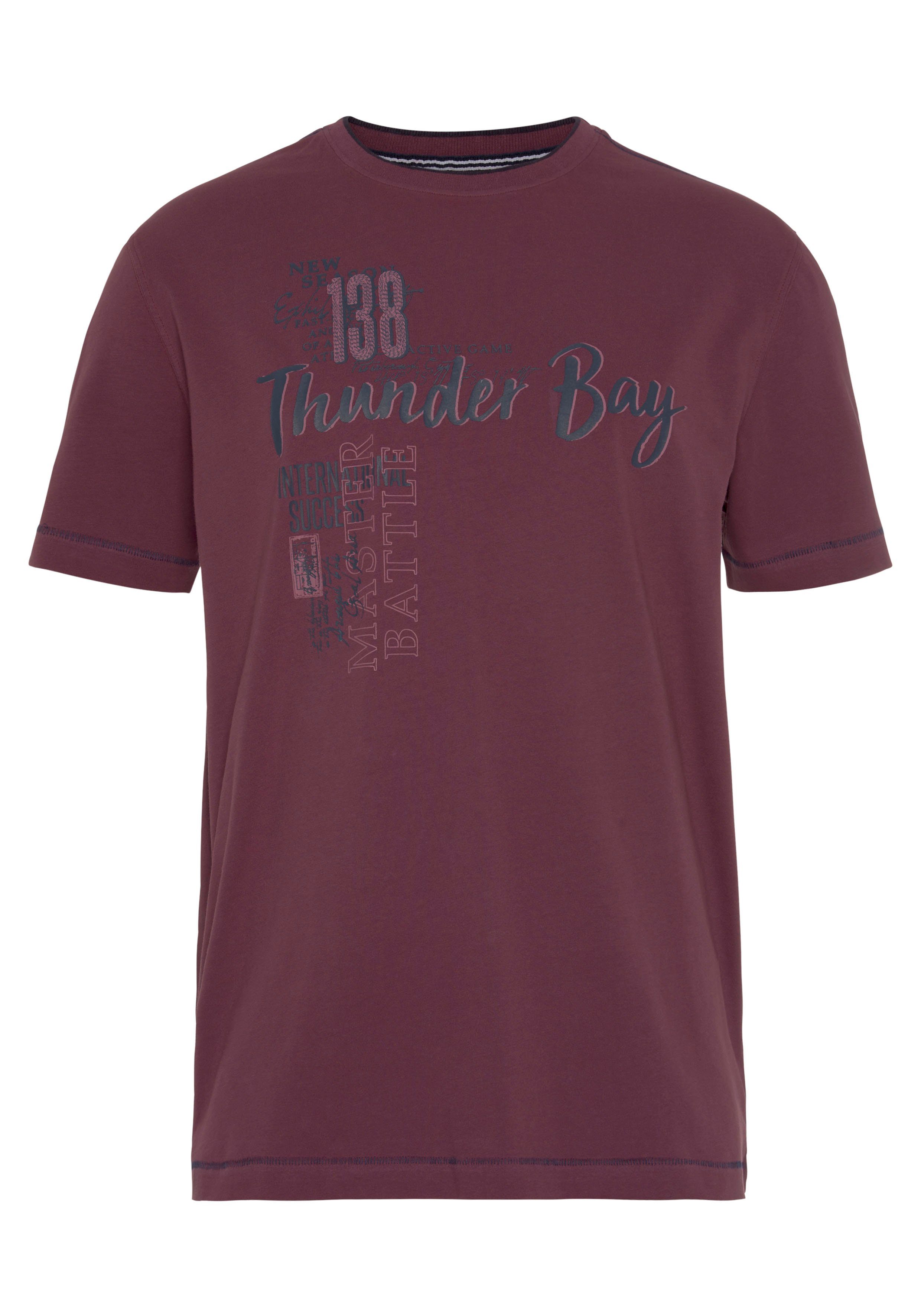 Man's World T-shirt Korte mouwen, casual print, van katoen