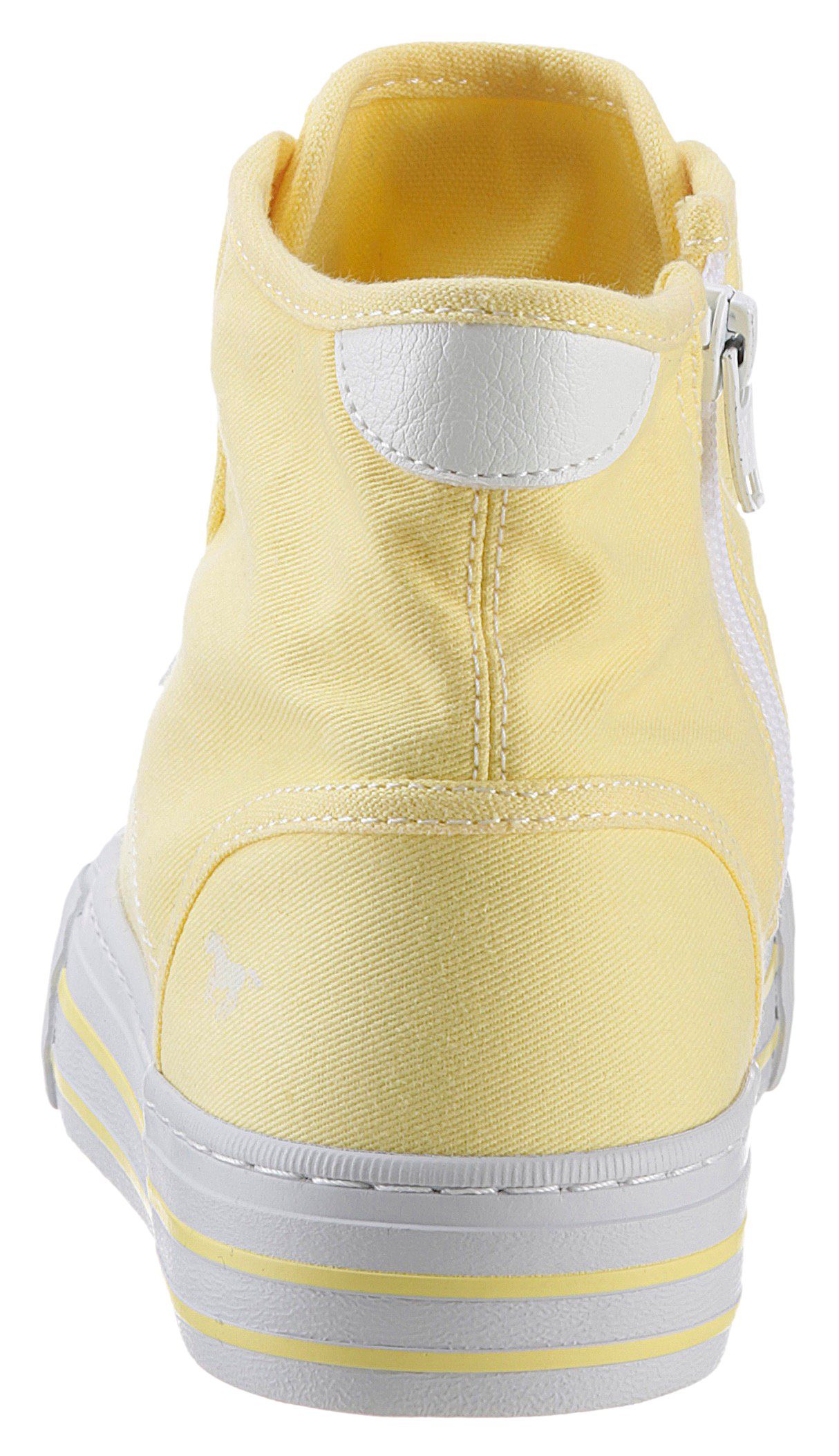 Mustang Shoes Hoge veterschoenen High-Top-Sneaker, Vrijetijdsschoen, plateau, high top-sneaker, vrijetijdsschoen met binnenrits