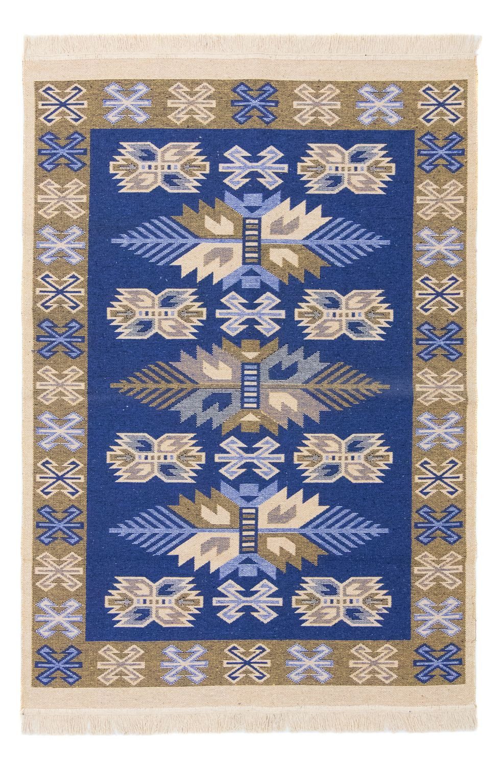 morgenland Wollen kleed Kelim tapijt - Trendy "Gizeh" loper