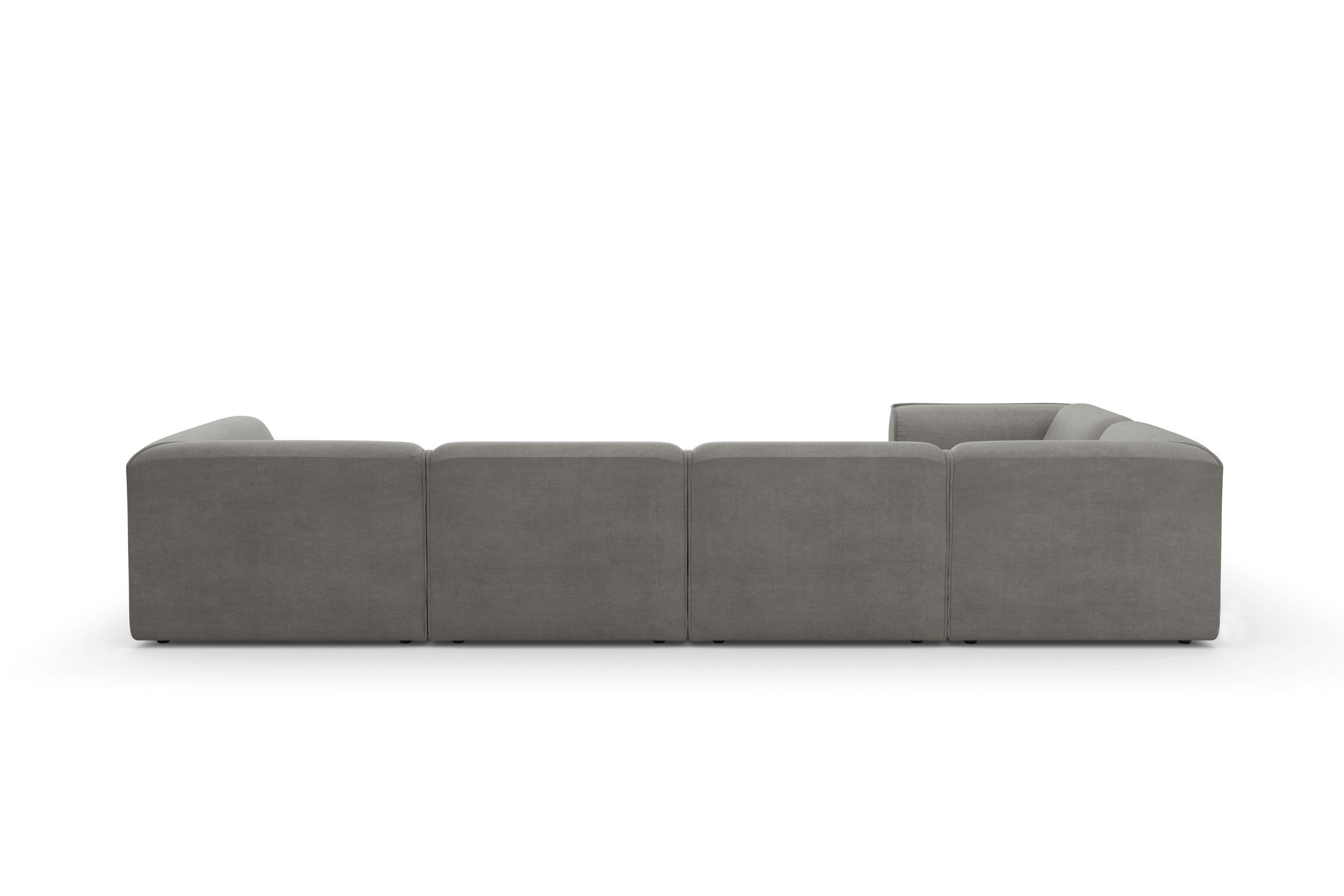 RAUM.ID Zithoek Merid U-vorm, altijd uitbreidbaar met modules, B/D/H: 367/206/70 cm